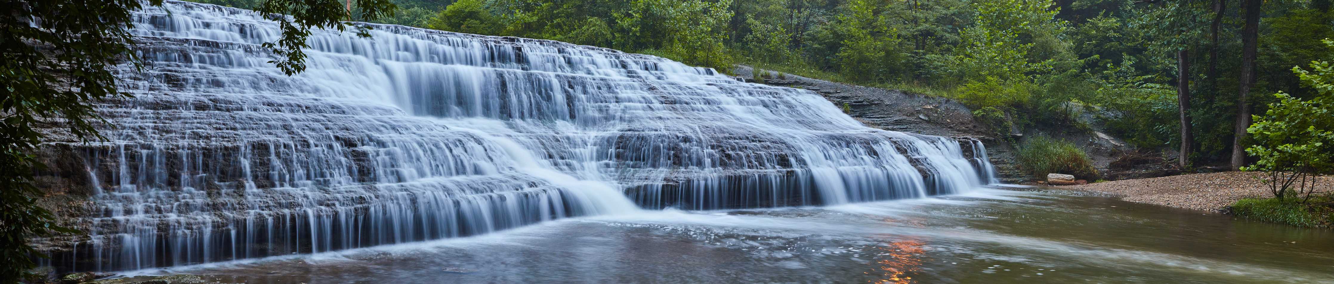 Wandverkleidung Flur-Indiana Wasserfall