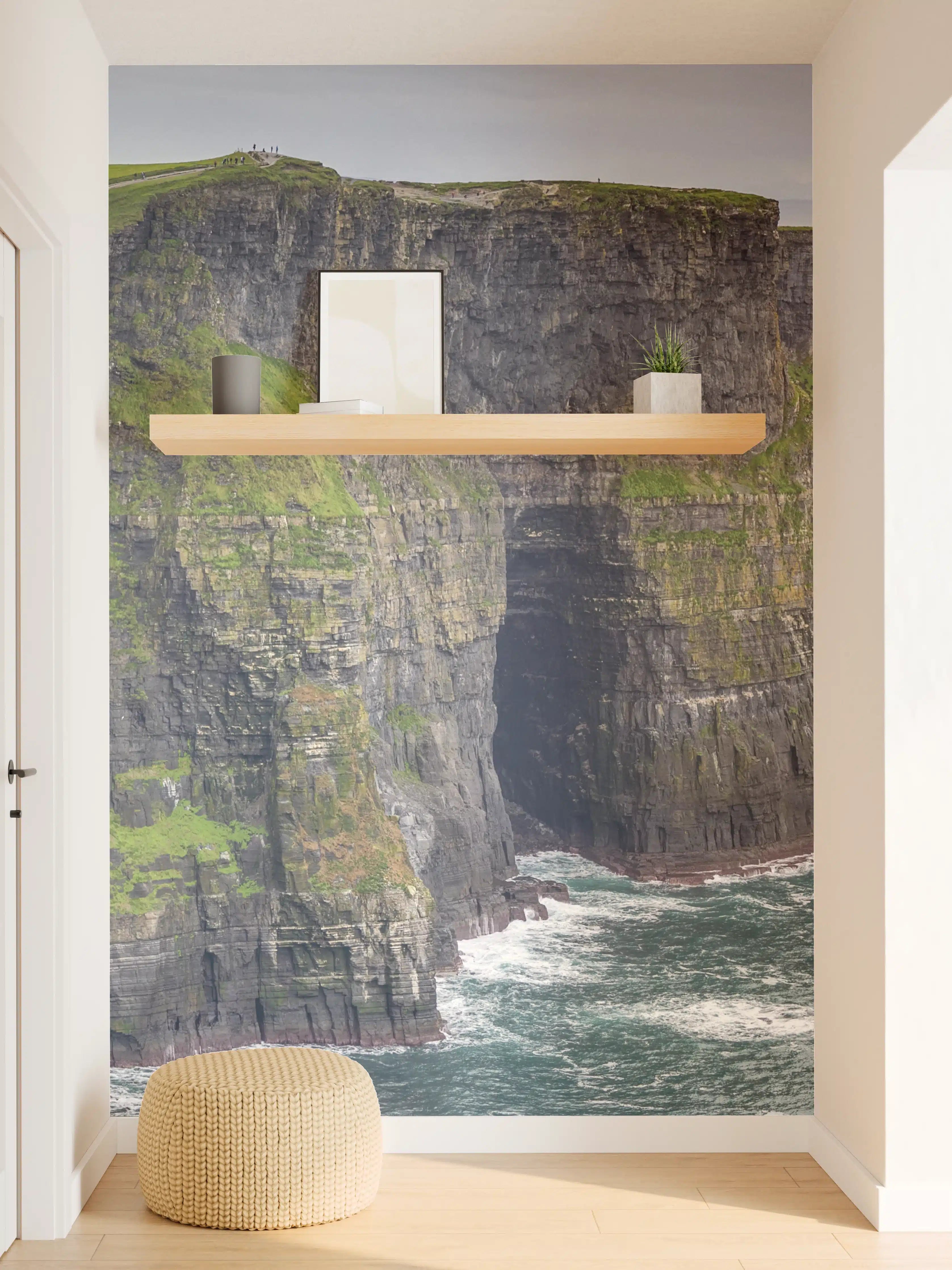 Wandverkleidung Flur - Klippenlinie in Kerry - Irland