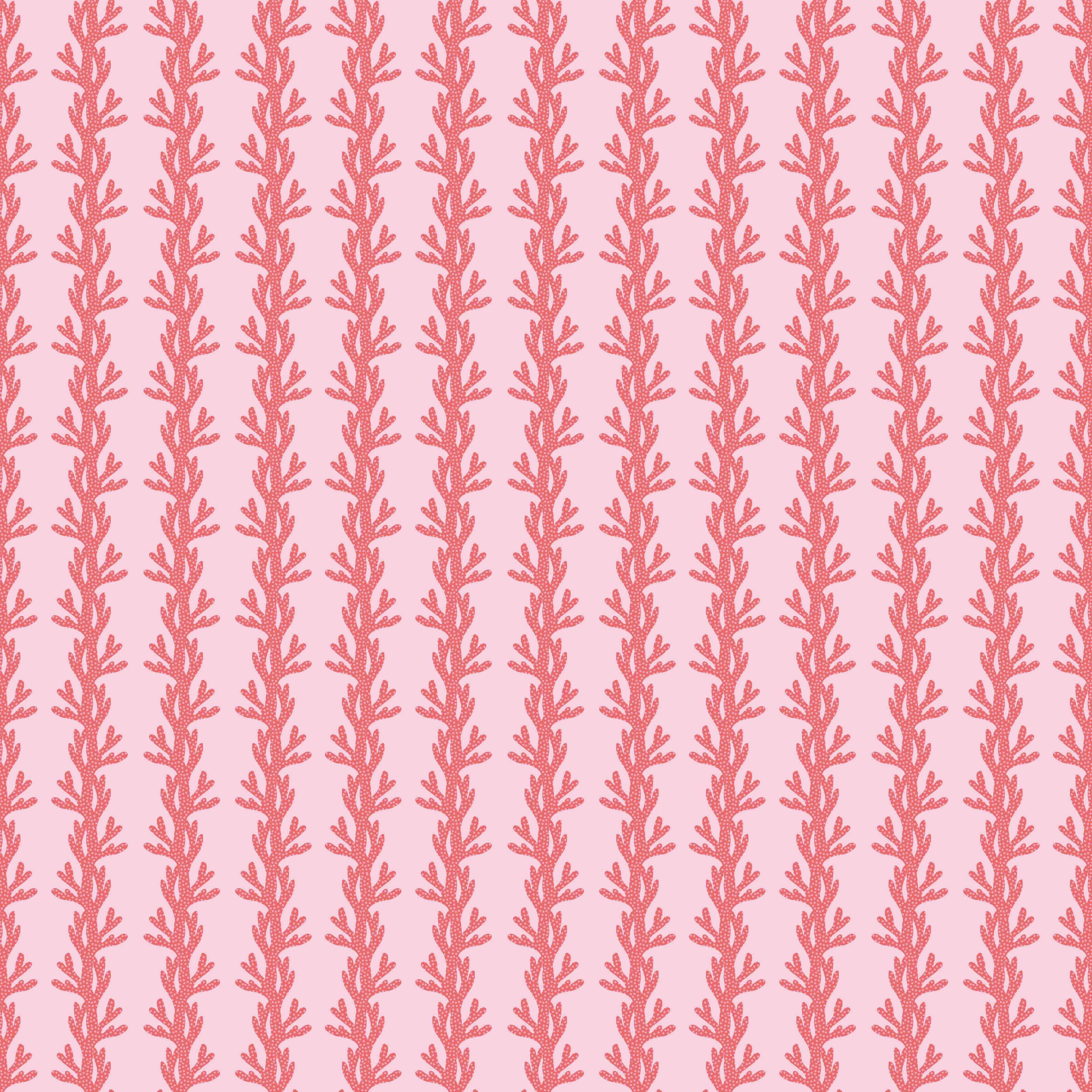 Wandverkleidung Flur-Korallenmuster Rosa Tapete
