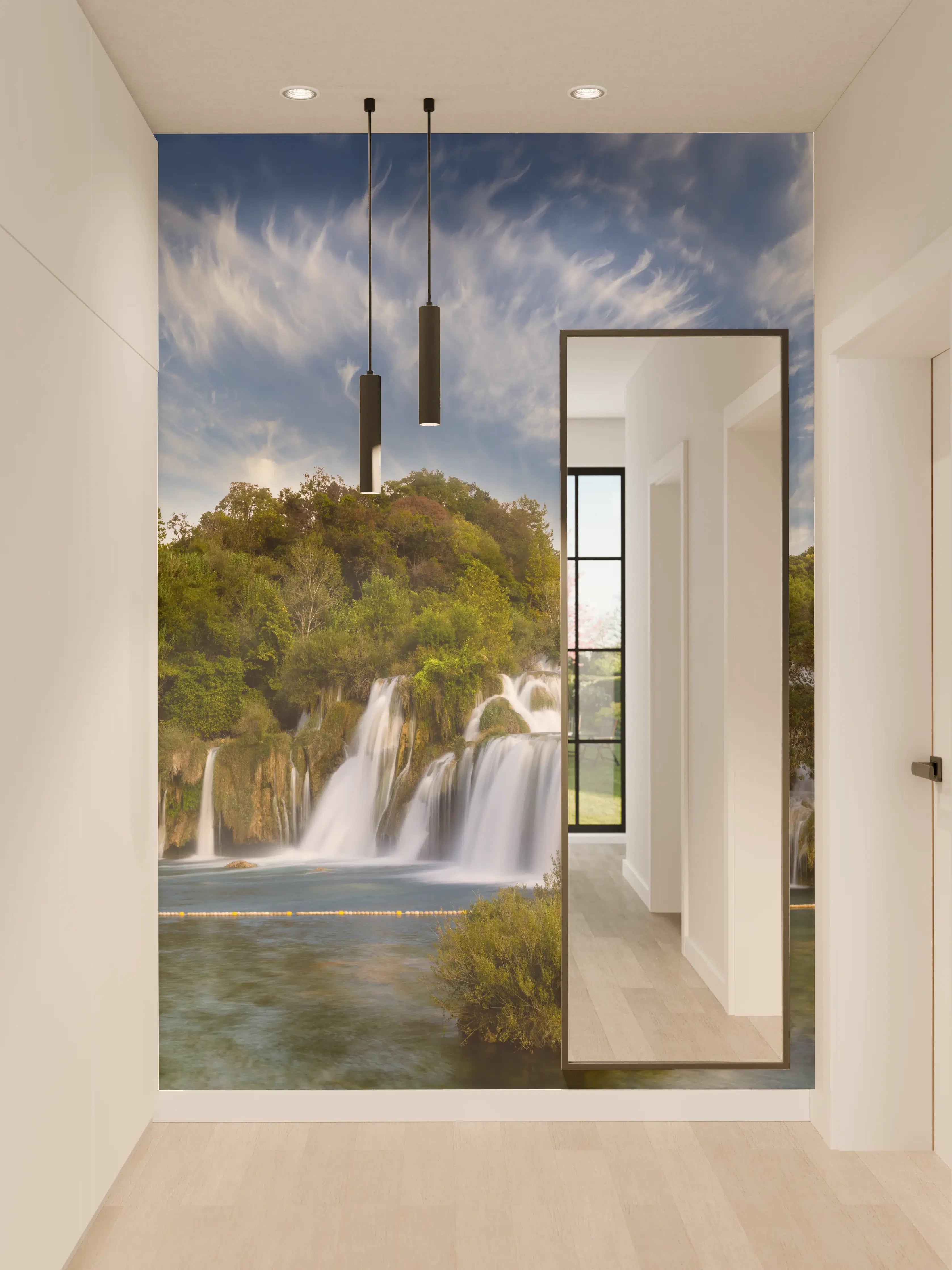 Wandverkleidung Flur - Krka-Nationalpark-Panorama