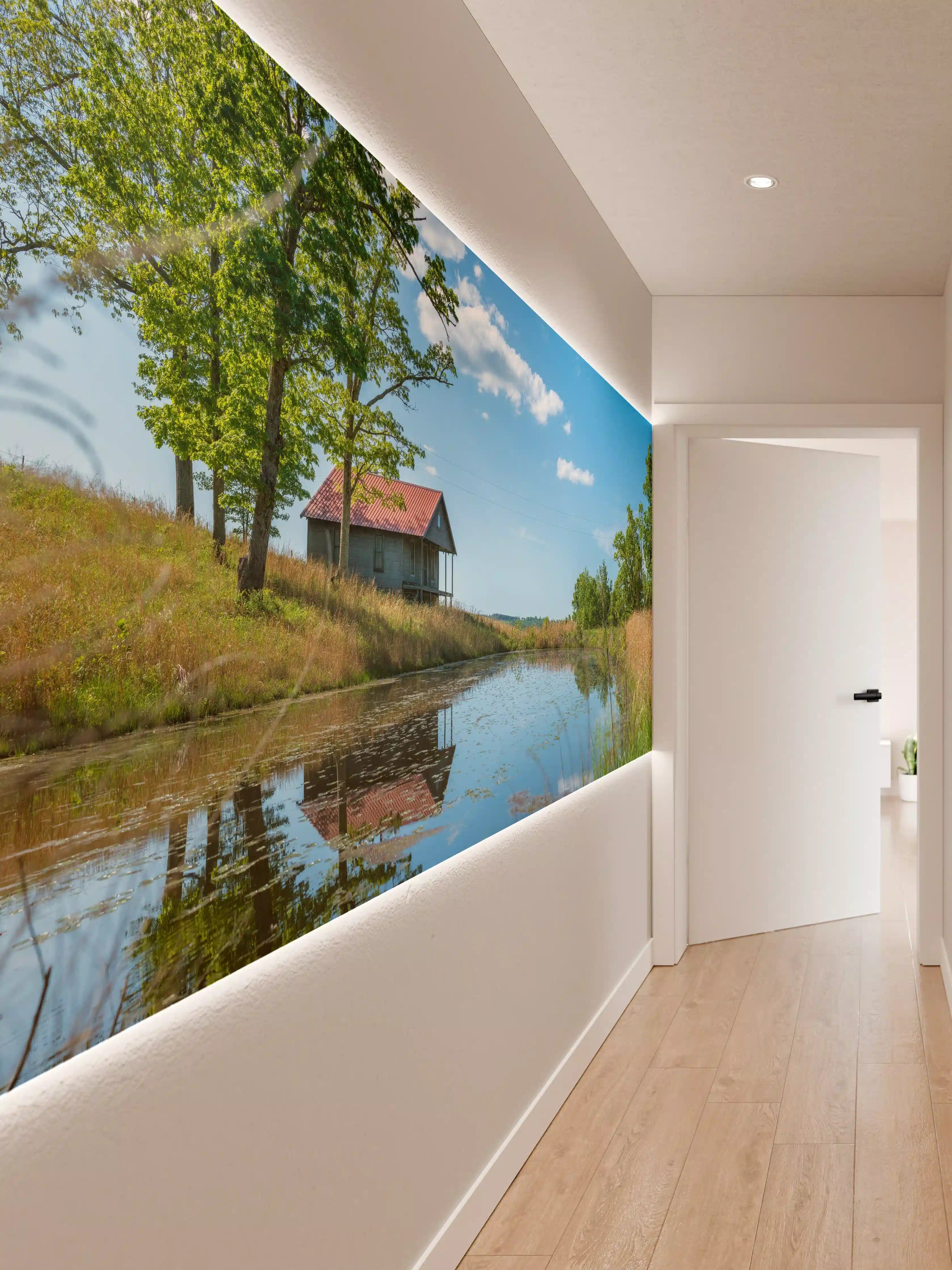 Wandverkleidung Flur - Ländliches altes Haus