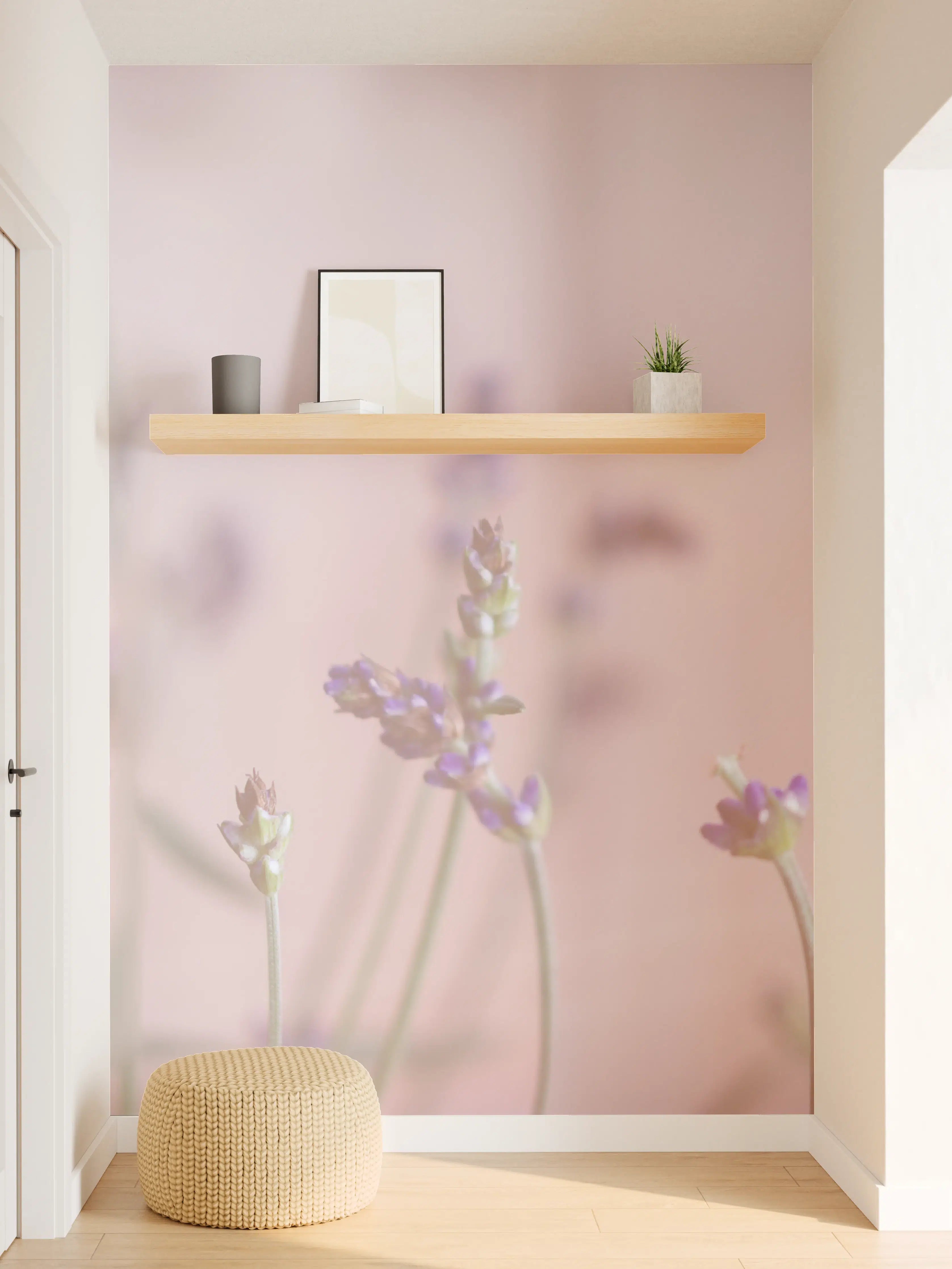 Wandverkleidung Flur - Lavendel