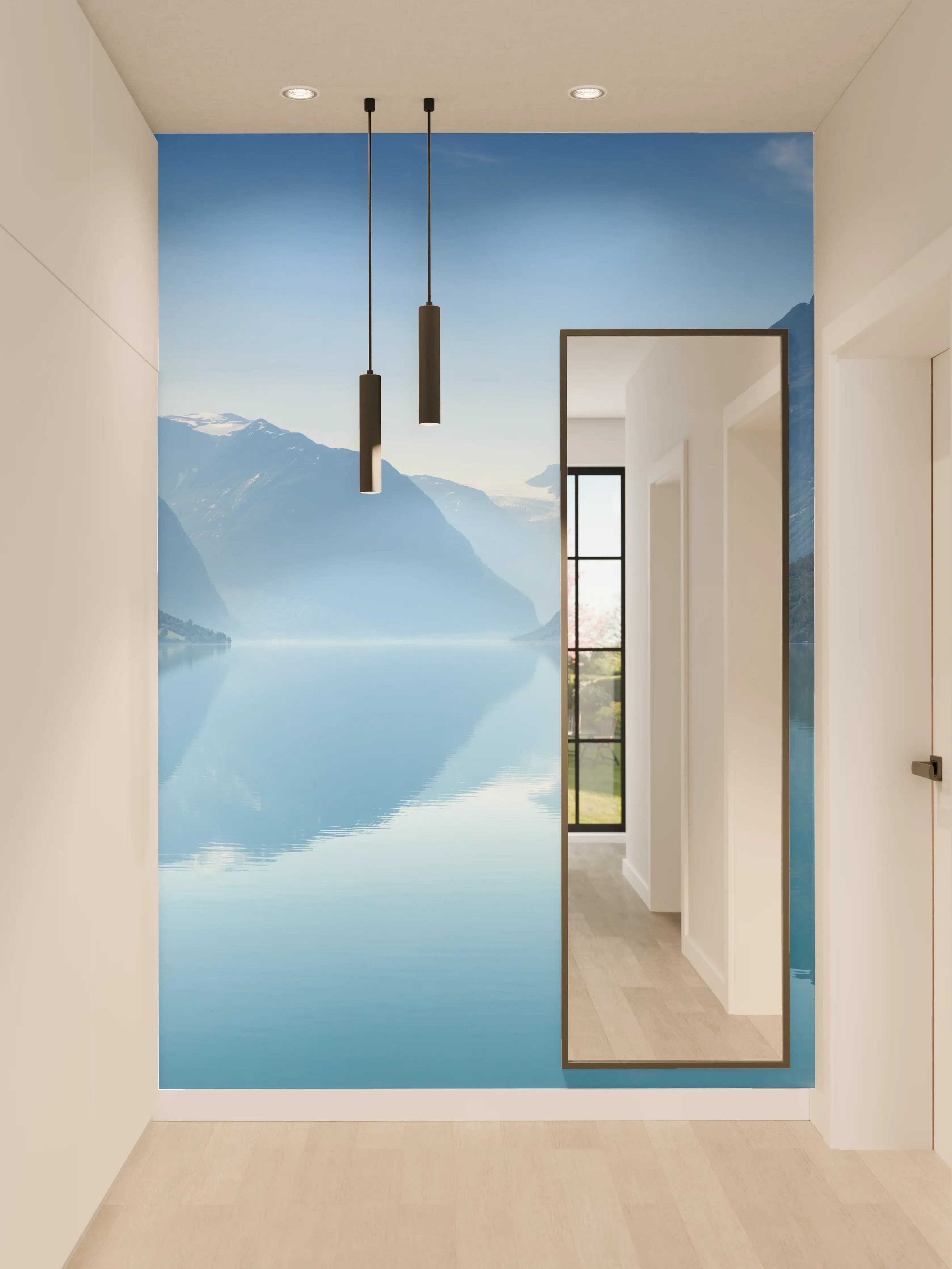 Wandverkleidung Flur - Lovatnet See - Norwegen