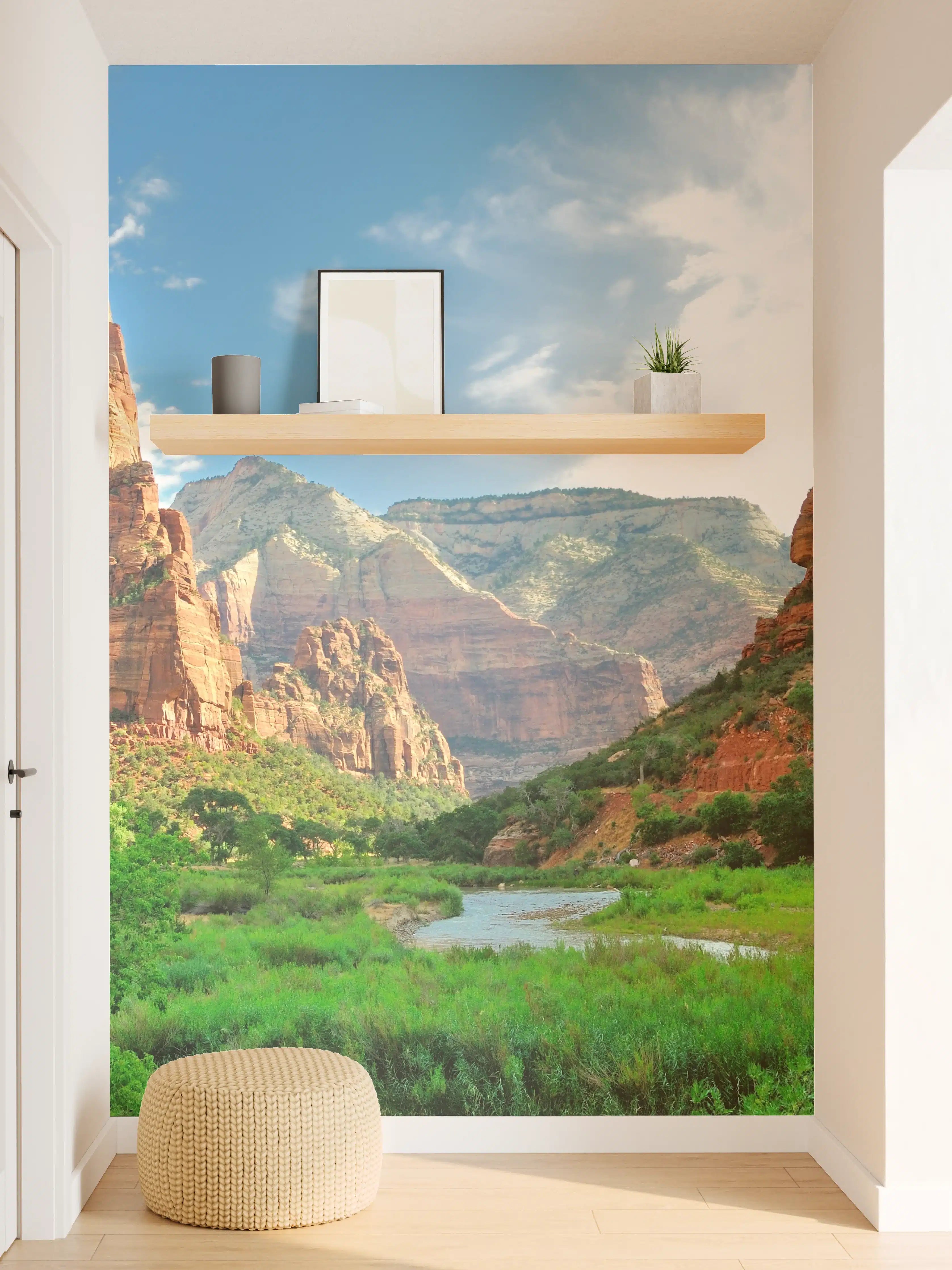 Wandverkleidung Flur - Majestätische Canyon-Landschaft