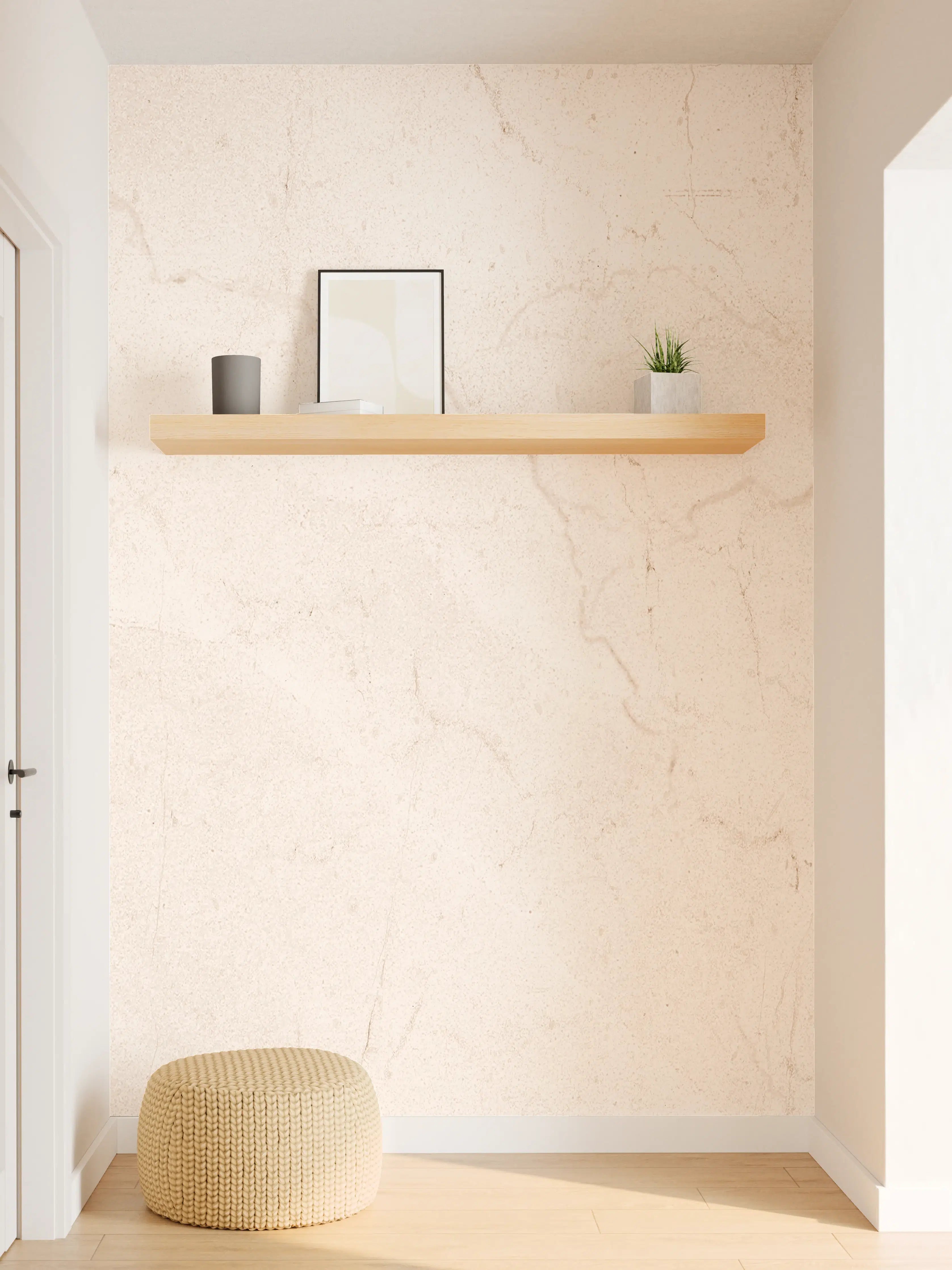 Wandverkleidung Flur - Marmor Textur - Fliesenmuster