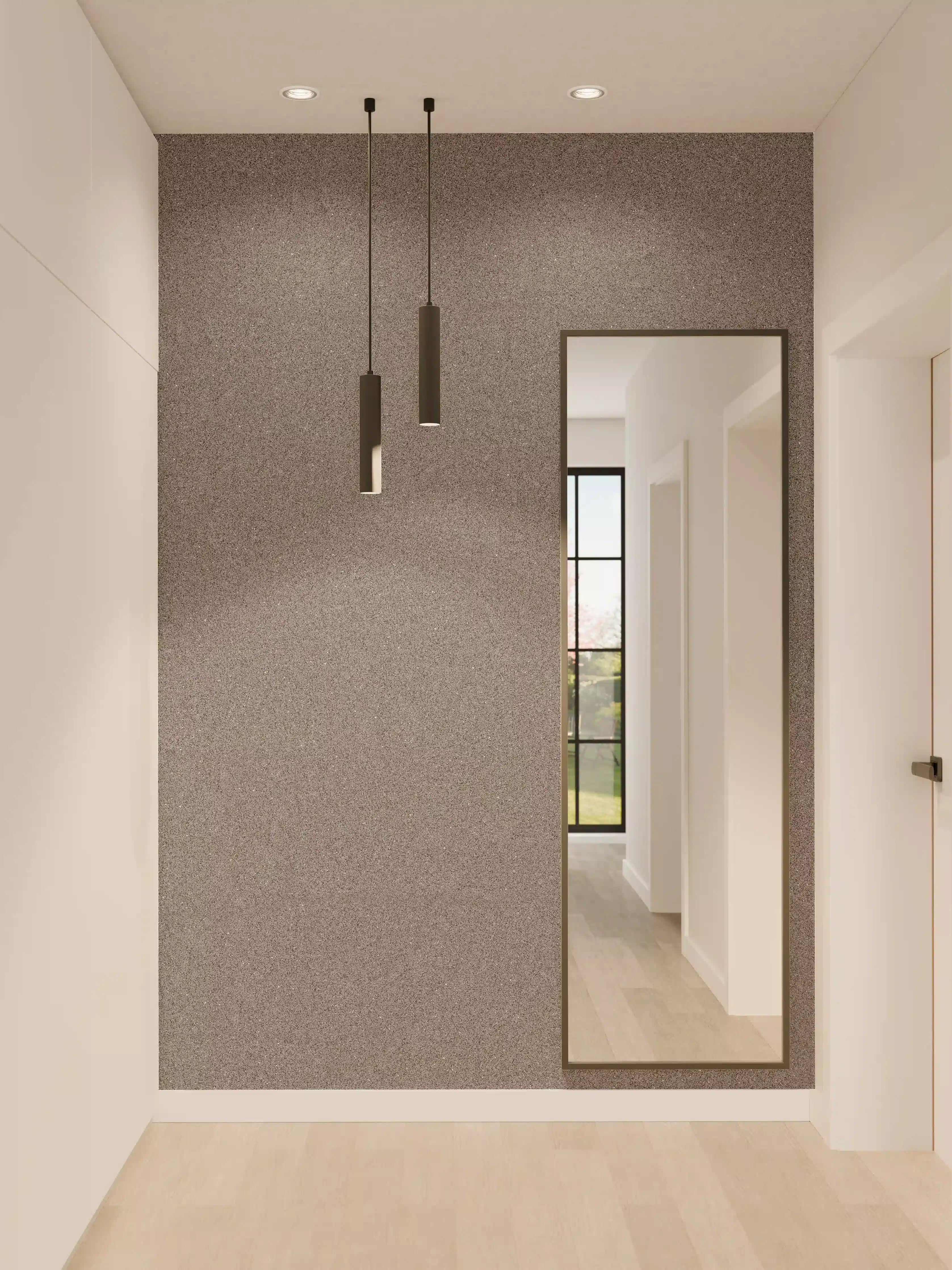 Wandverkleidung Flur - Marmor Textur dunkel