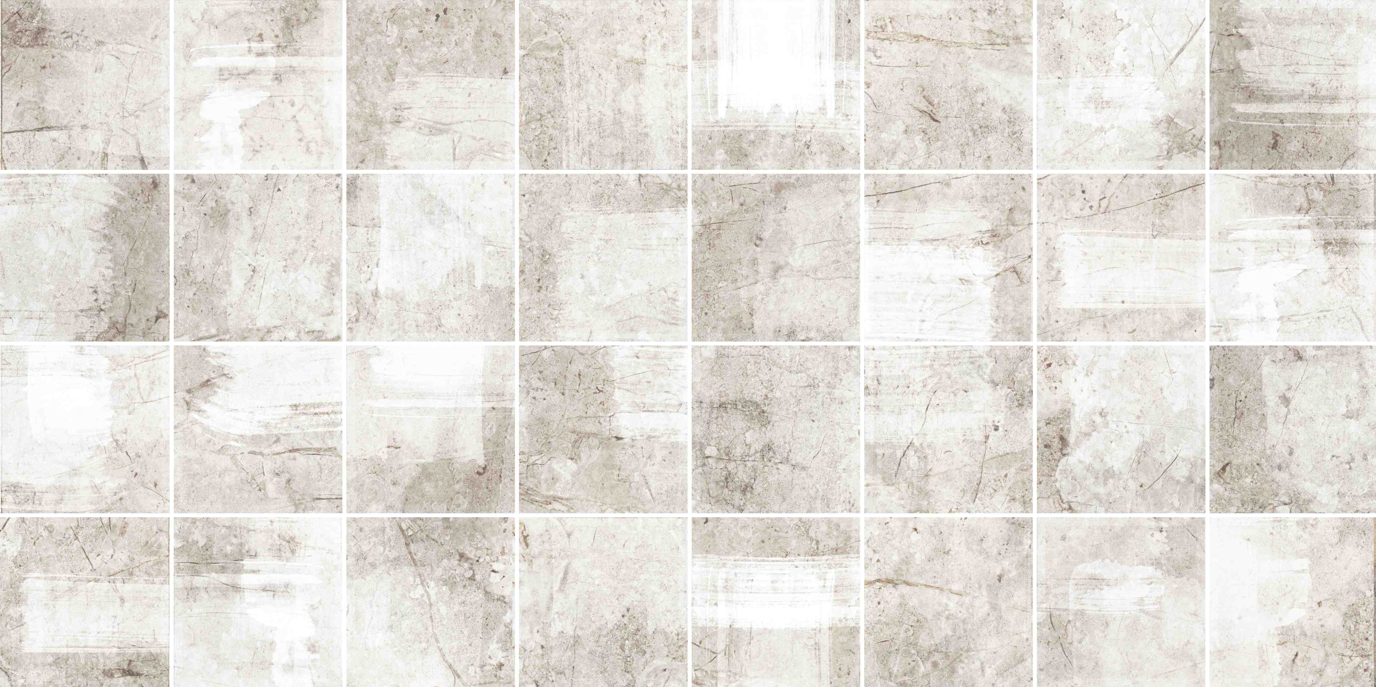 Wandverkleidung Flur-Marmortextur - Bürsteneffekt