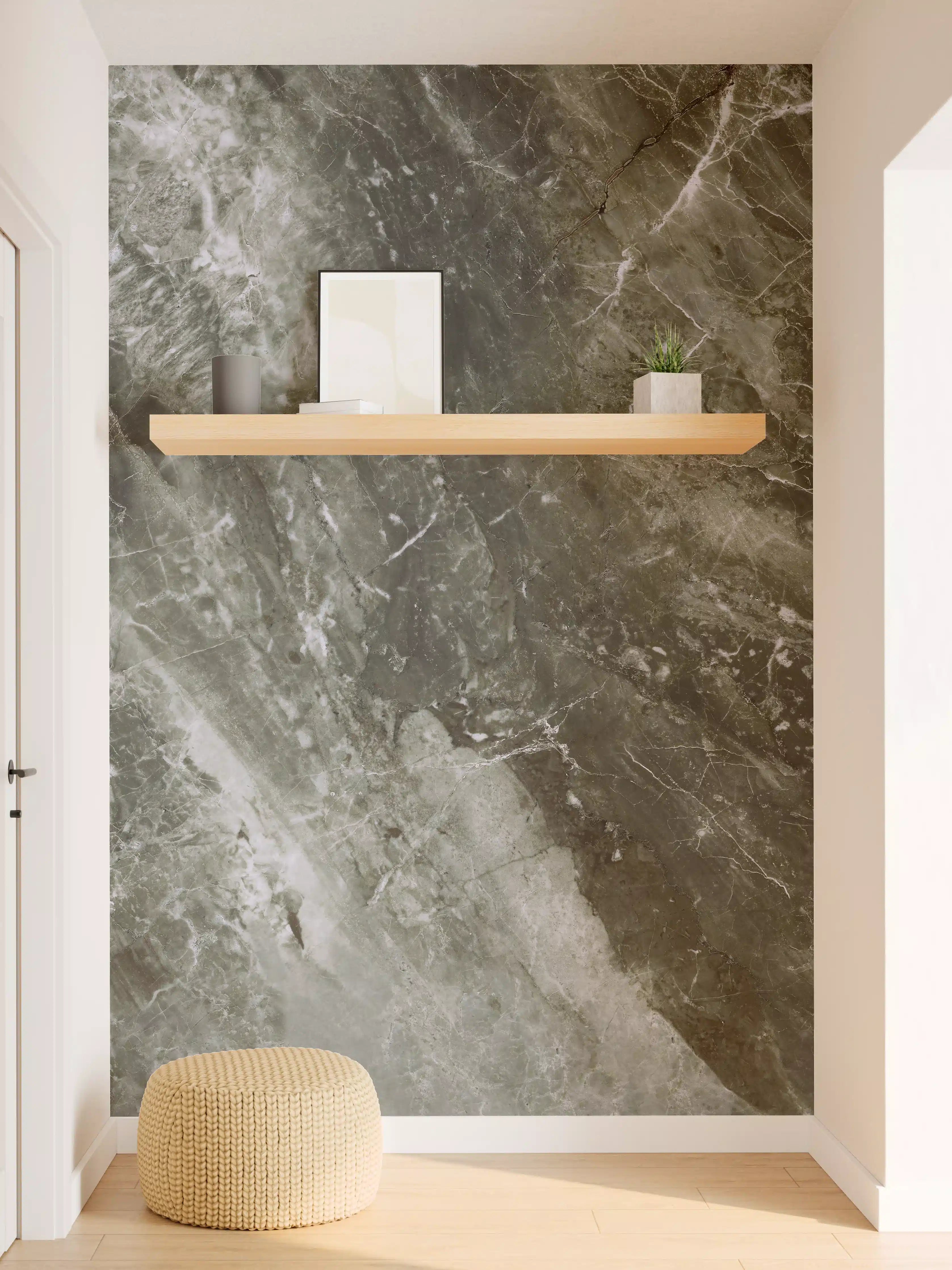 Wandverkleidung Flur - Moderne Marmor Textur
