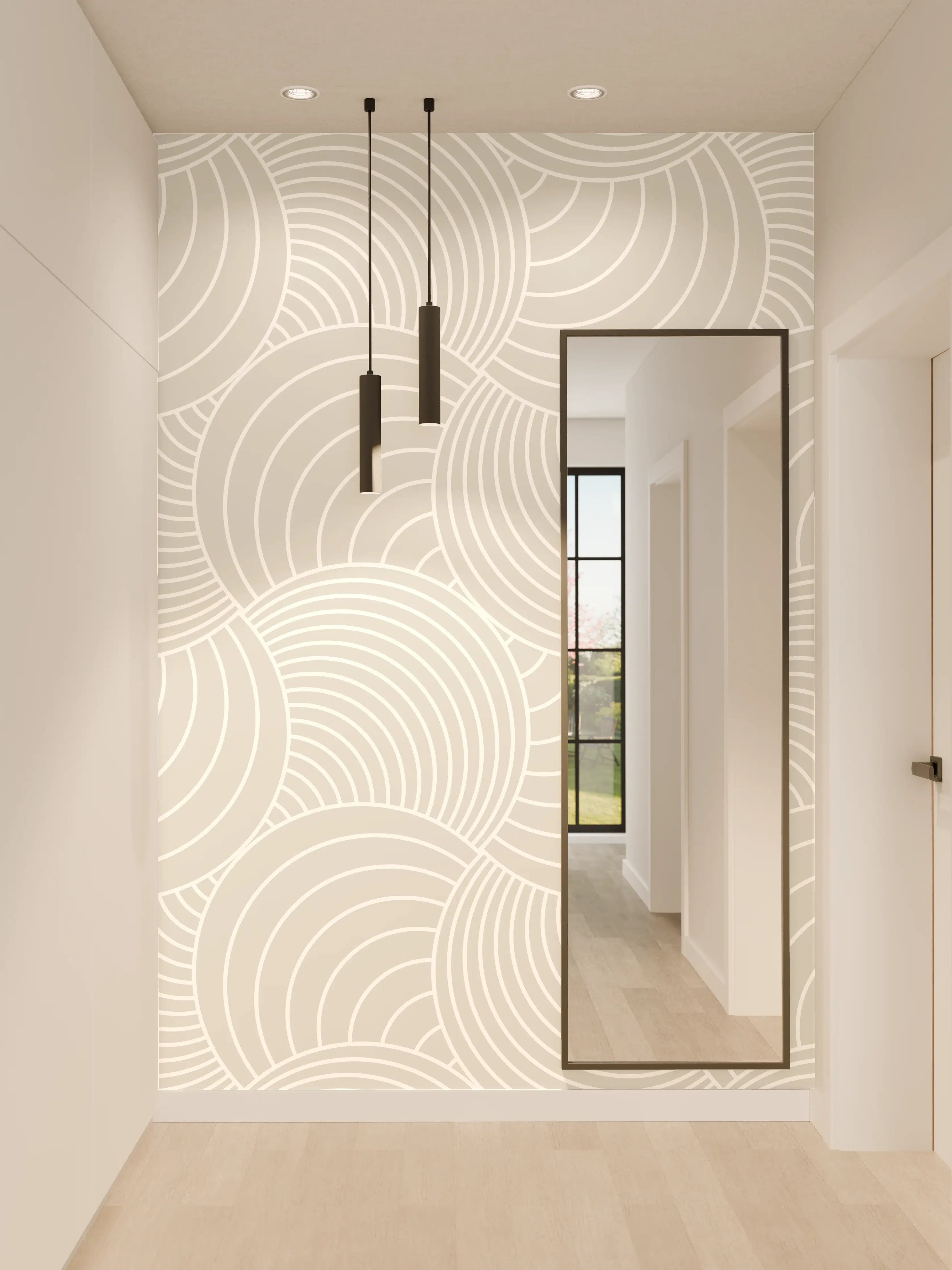 Wandverkleidung Flur - Moderne Wandgestaltung mit minimalistischer Optik