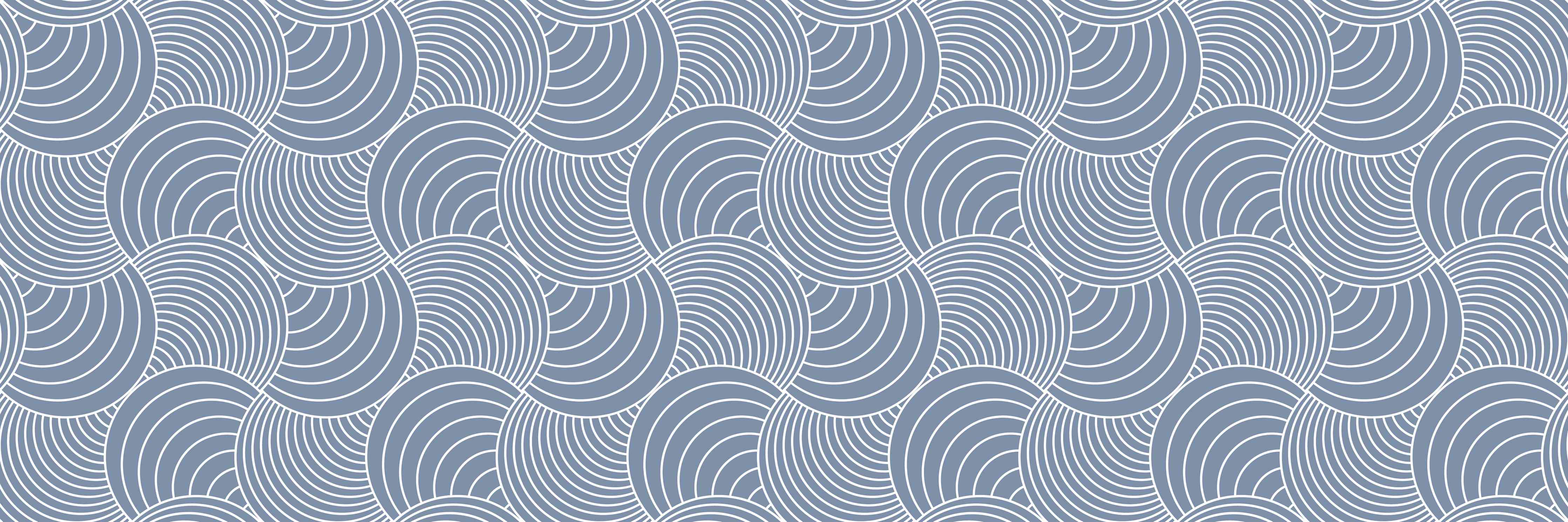 Wandverkleidung Flur-Moderne geometrische Tapete mit blauen Mustern