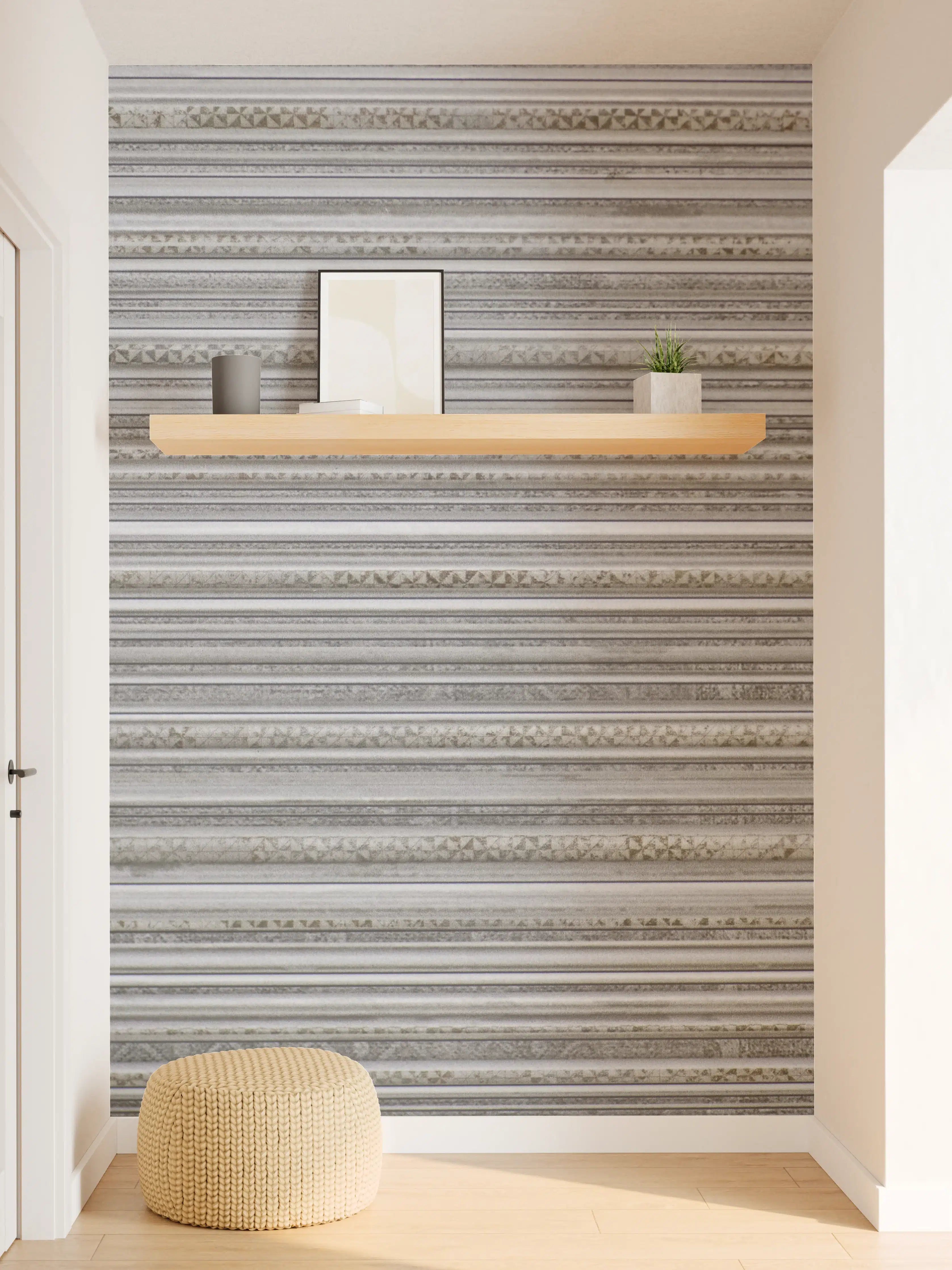 Wandverkleidung Flur - Moderner Betondesign