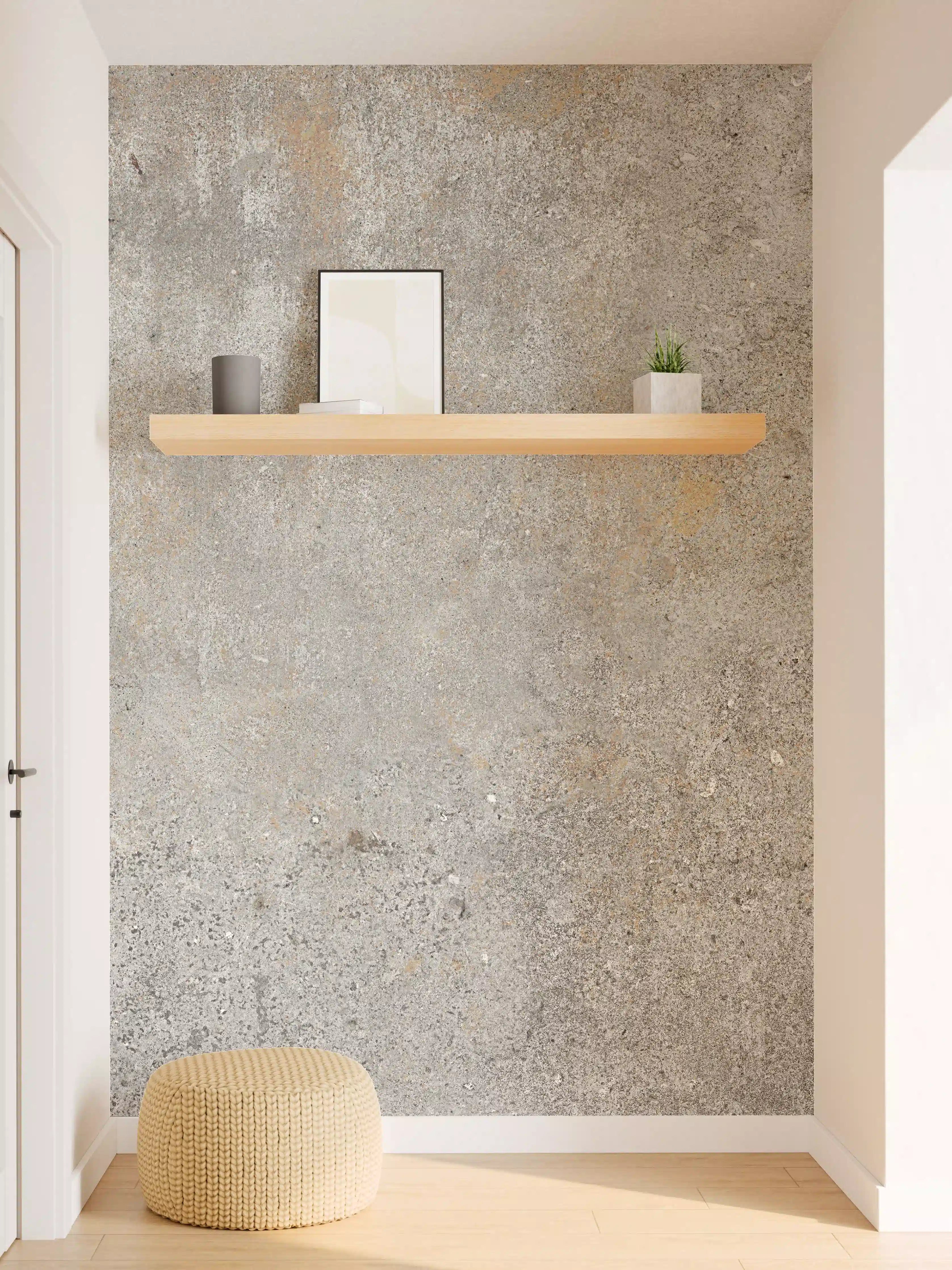 Wandverkleidung Flur - Moderner Grauton Bodenbelag