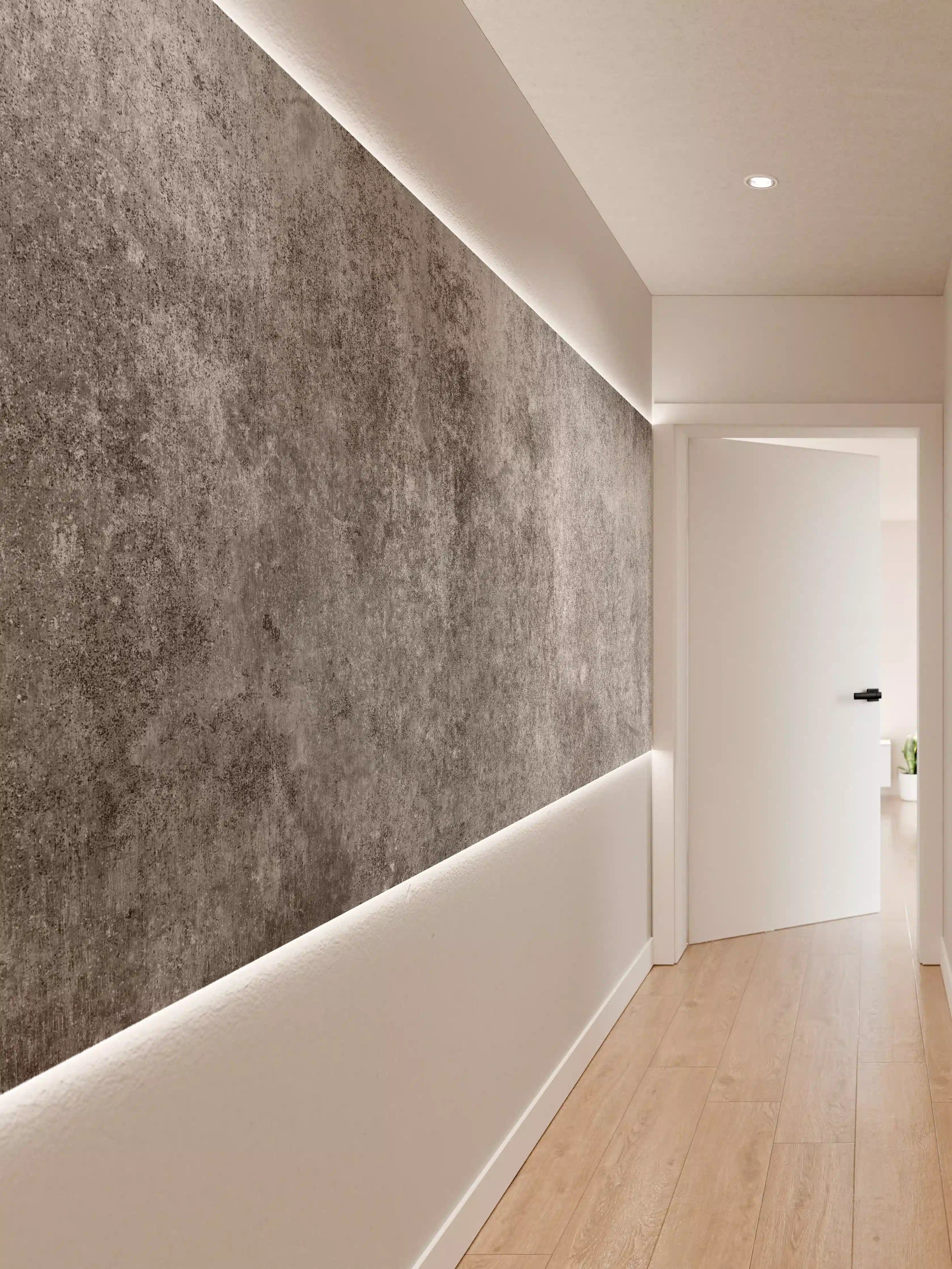 Wandverkleidung Flur - Moderner grauer Beton-Textur-Hintergrund