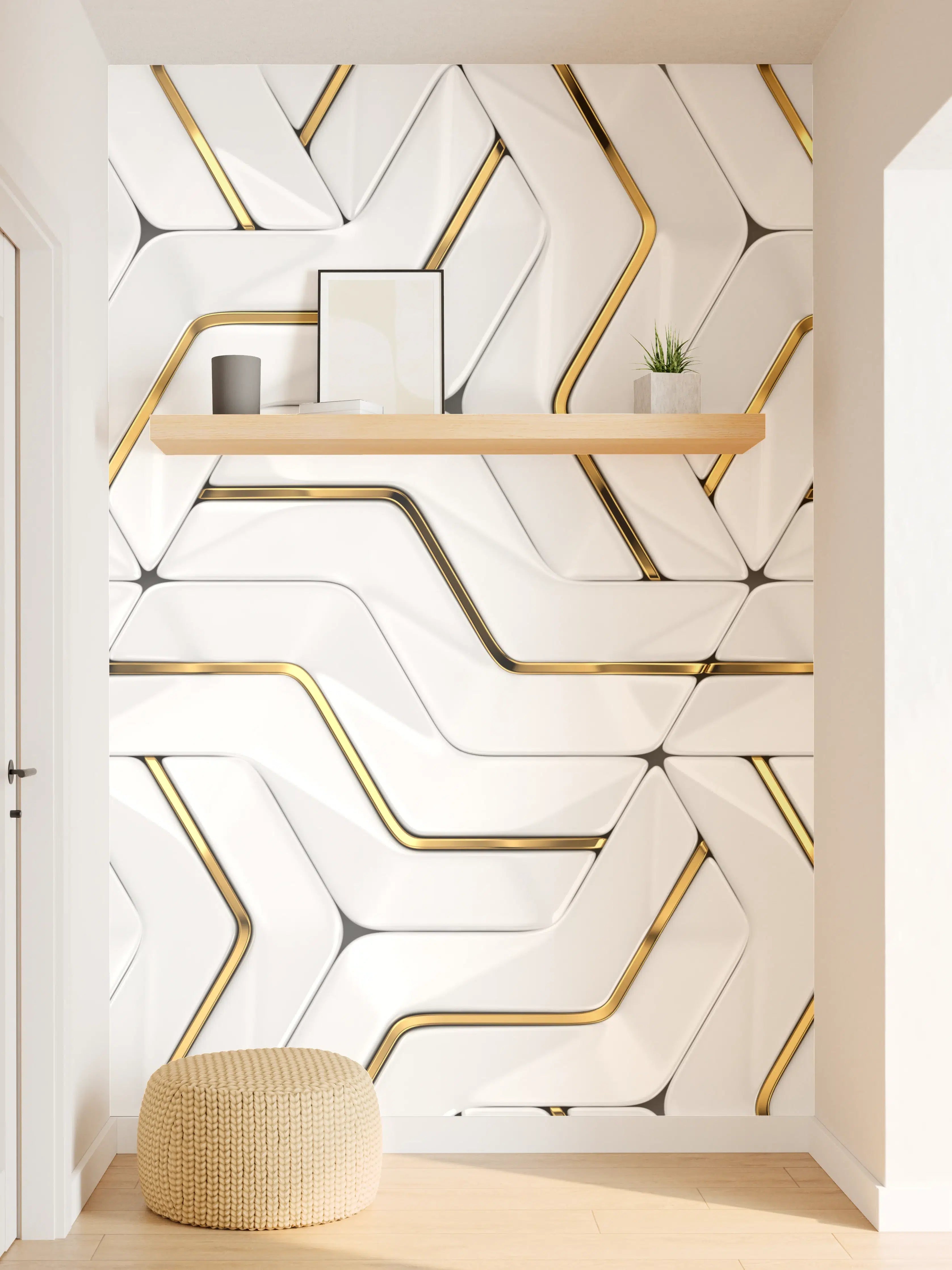 Wandverkleidung Flur - Modernes Hintergrund Muster