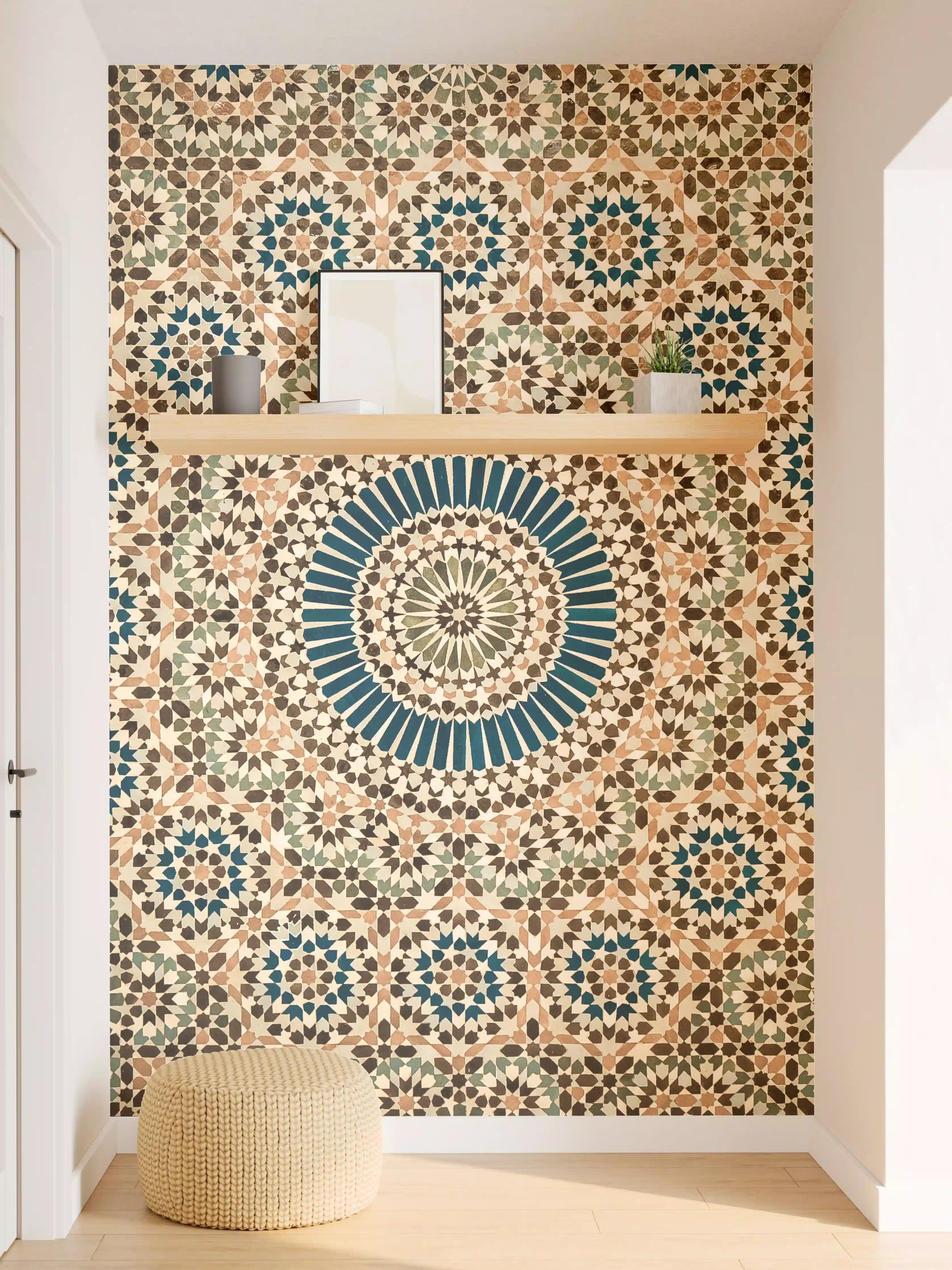 Wandverkleidung Flur - Mosaik im marokkanischen Stil