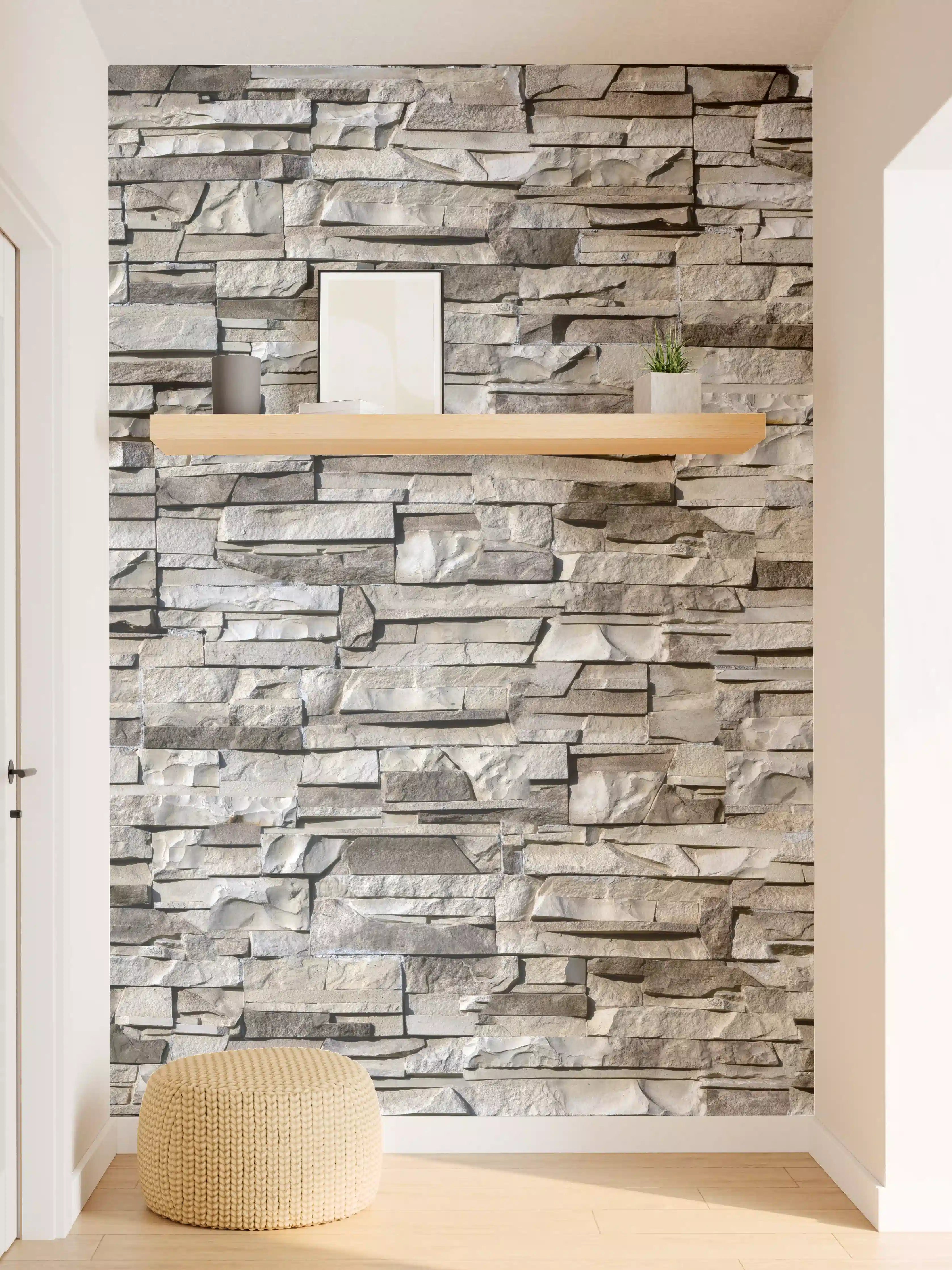 Wandverkleidung Flur - Nahtlose Textur von Klinkerfliesen