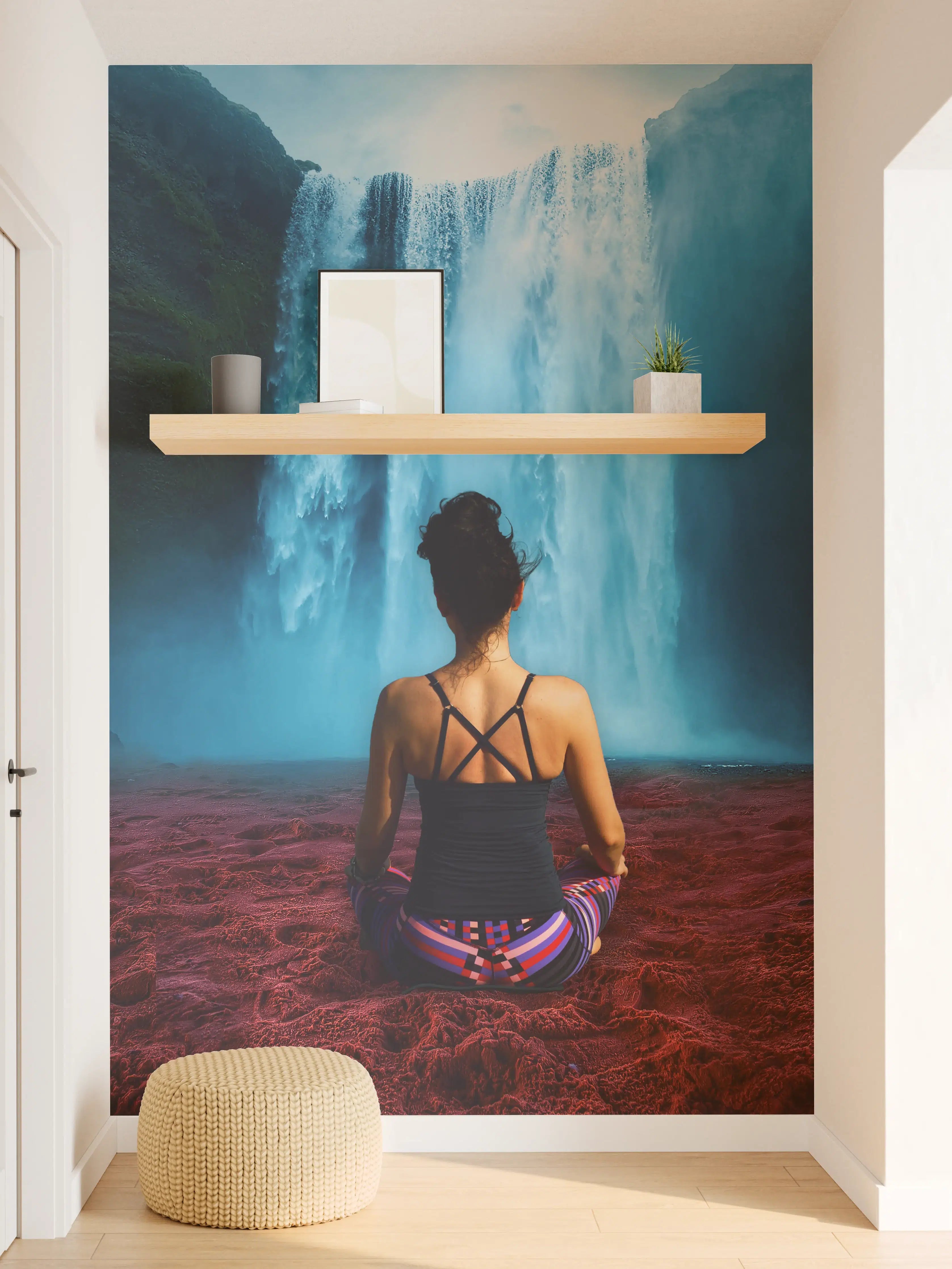 Wandverkleidung Flur - Natur & Meditation