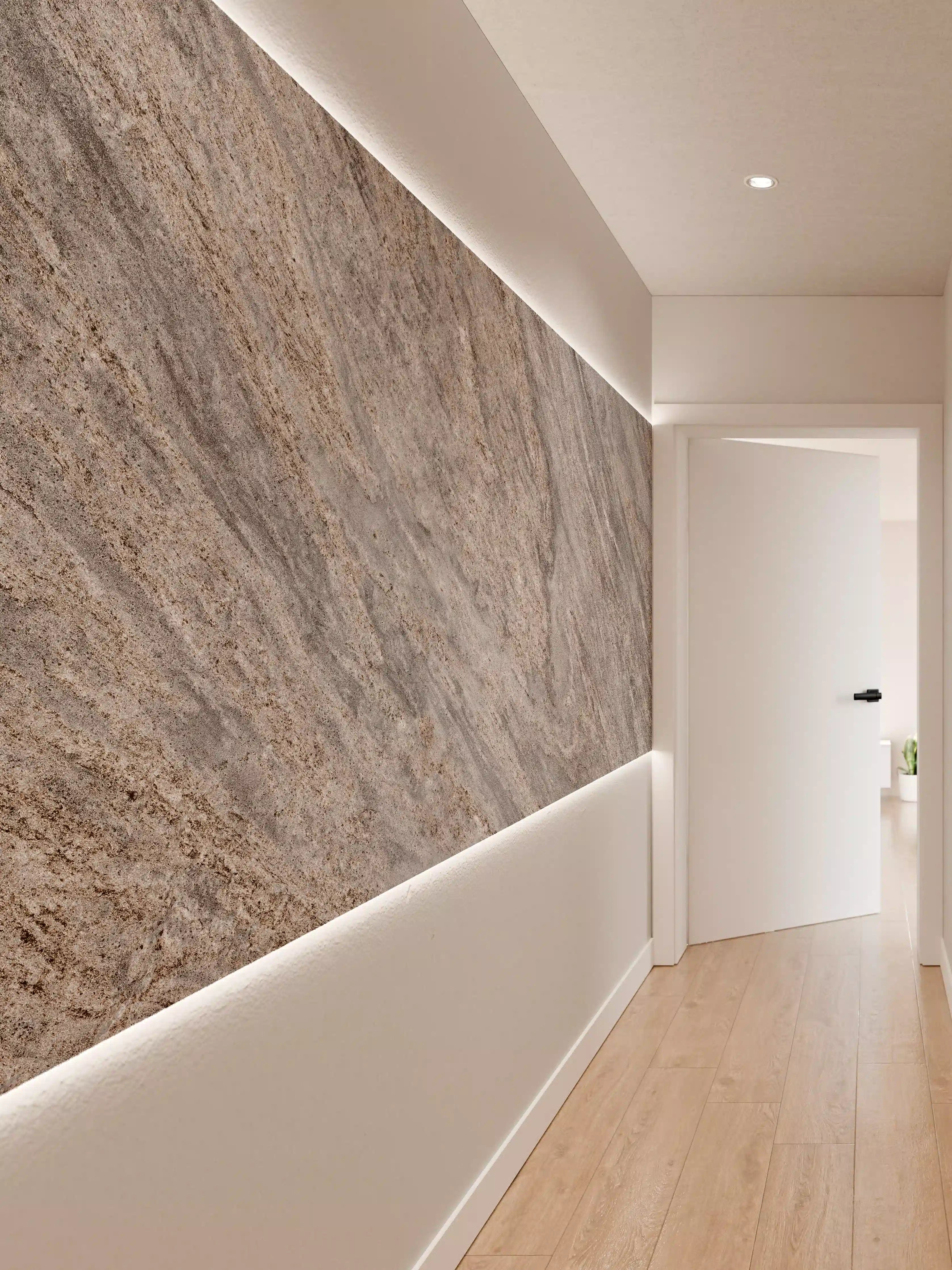 Wandverkleidung Flur - Naturstein Optik Fliesen
