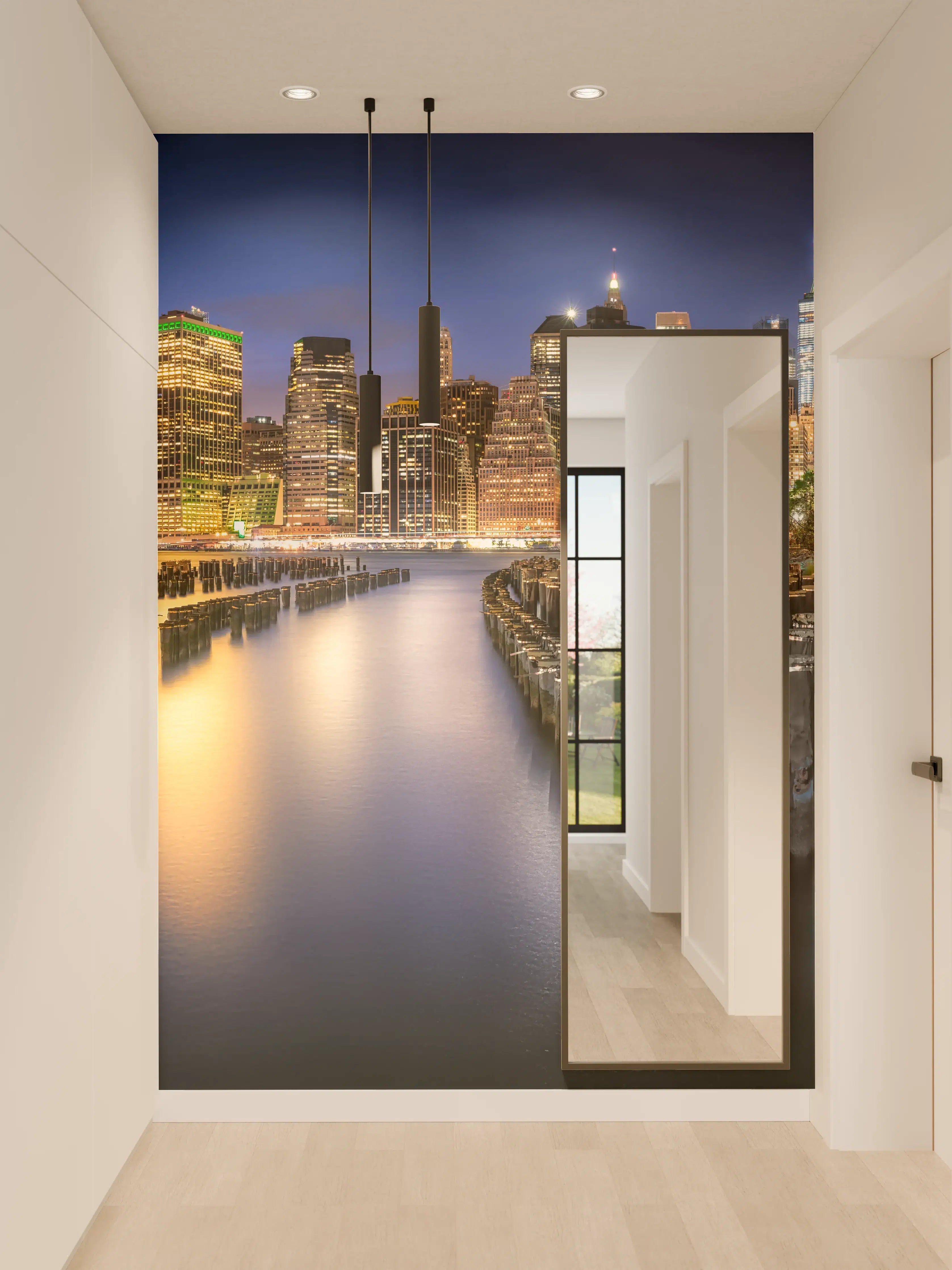 Wandverkleidung Flur - New York City Skyline