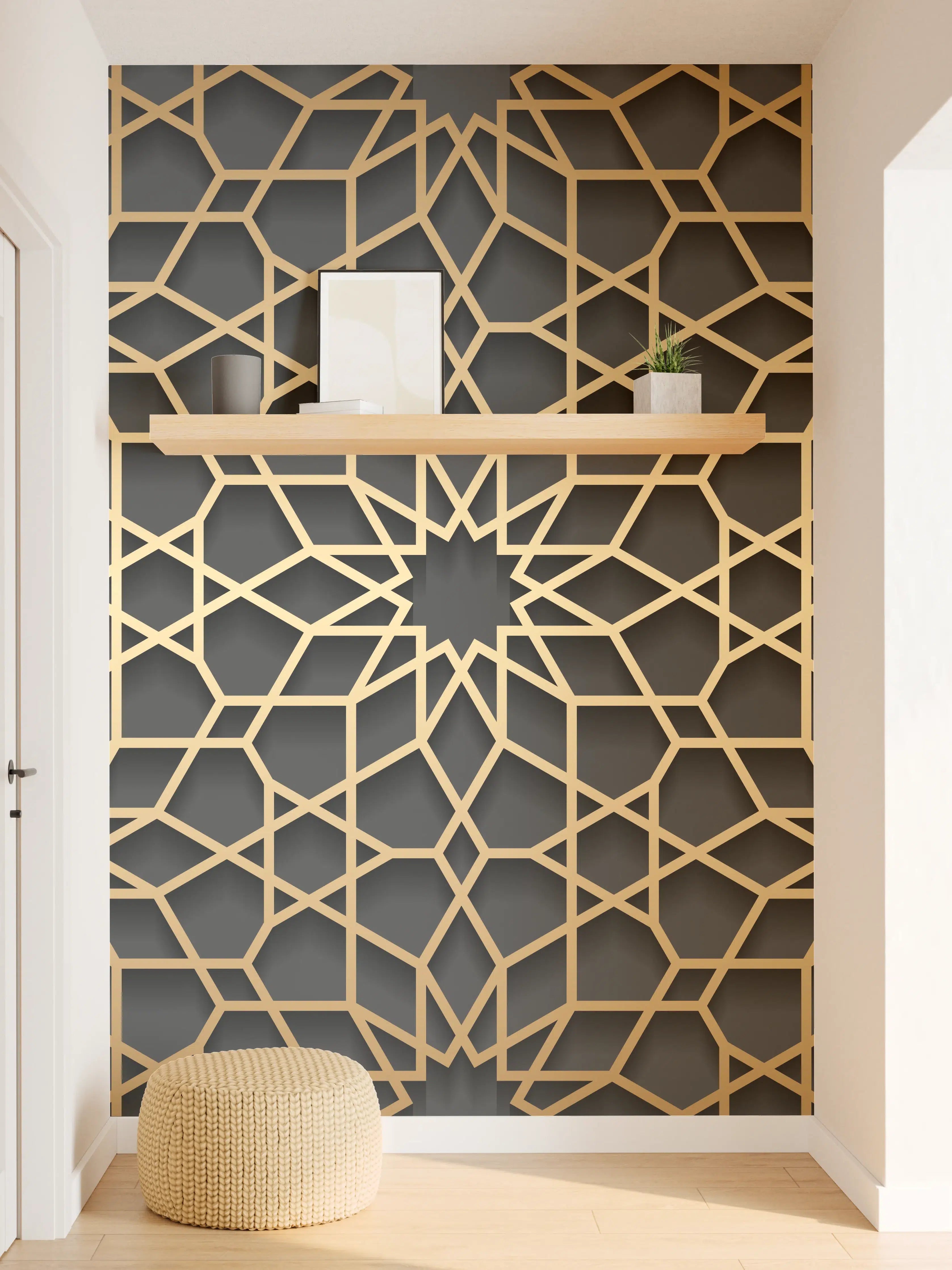 Wandverkleidung Flur - Orientalische Muster