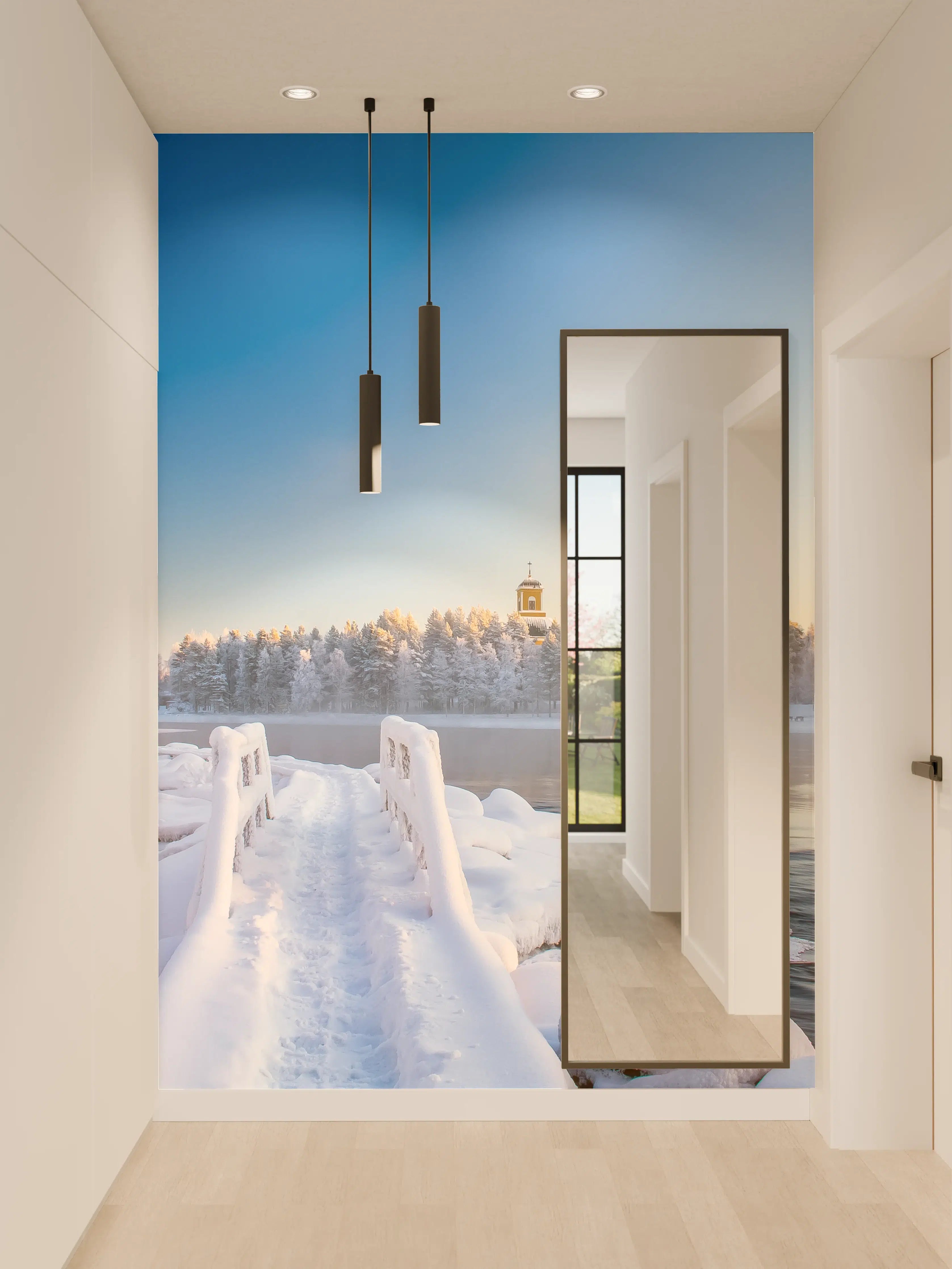 Wandverkleidung Flur - Pajakka Winter