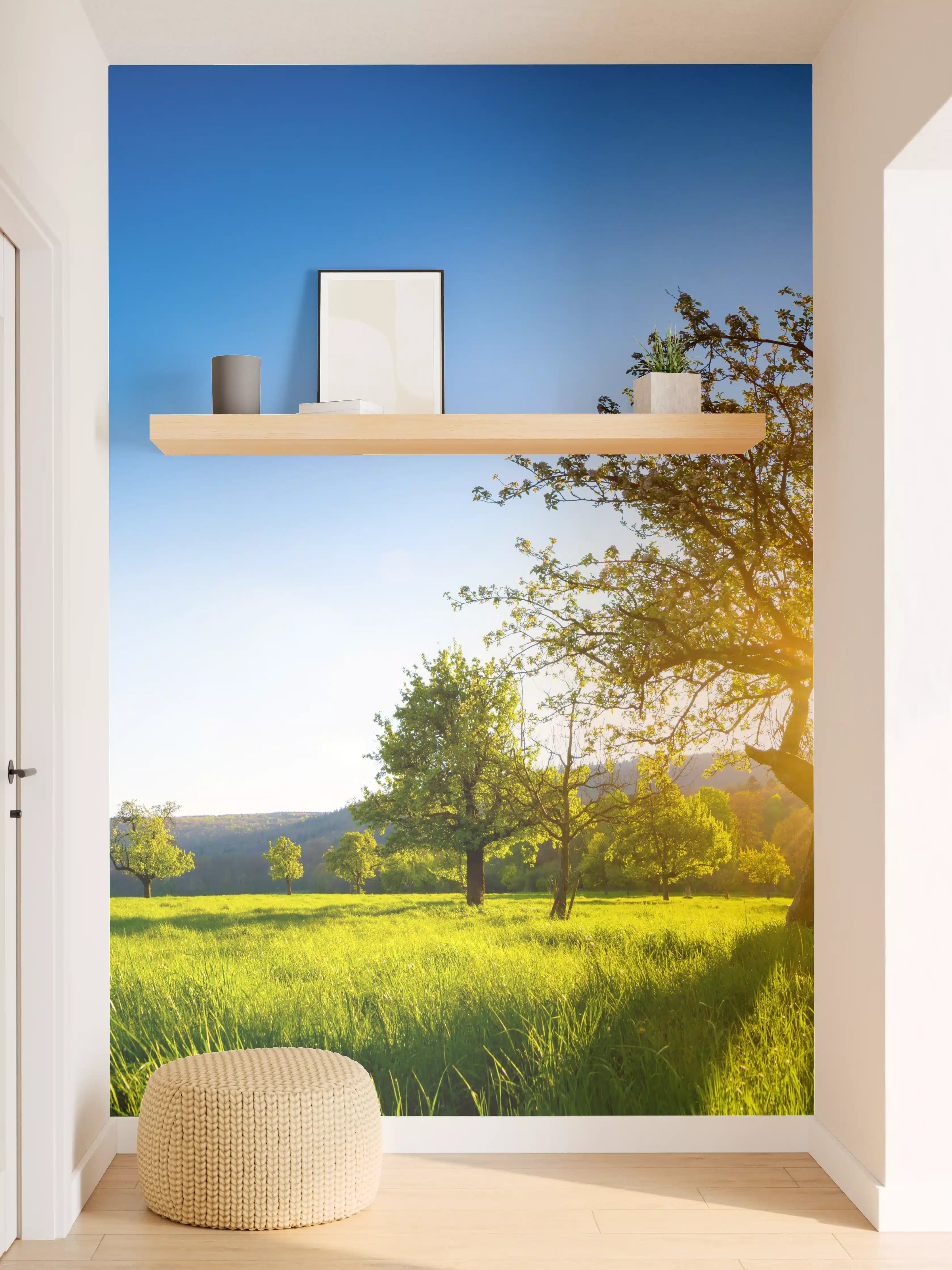 Wandverkleidung Flur - Panorama Ländliche Idylle