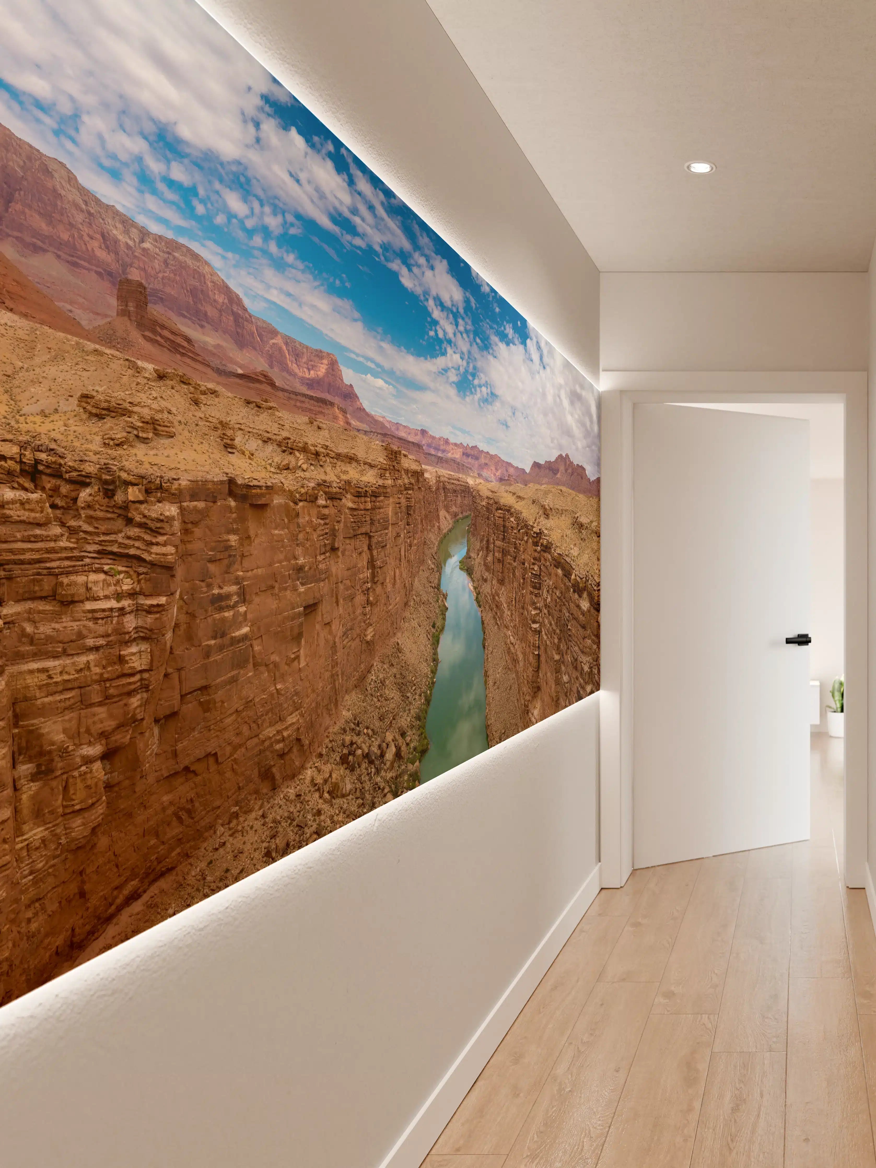 Wandverkleidung Flur - Panoramablick auf Colorado River - USA