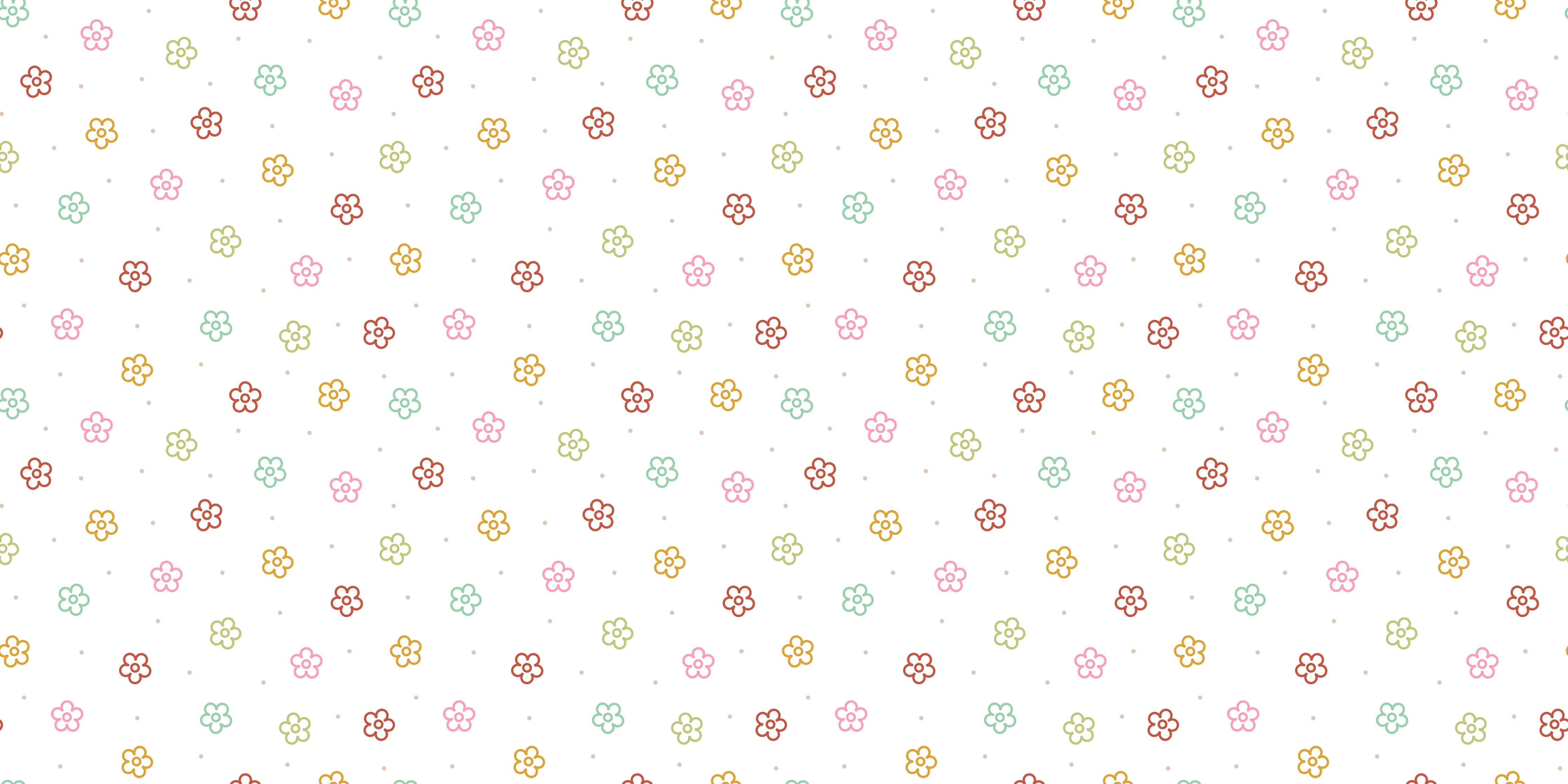 Wandverkleidung Flur-Pastellfarbiger Blumenkaleidoskop-Hintergrund