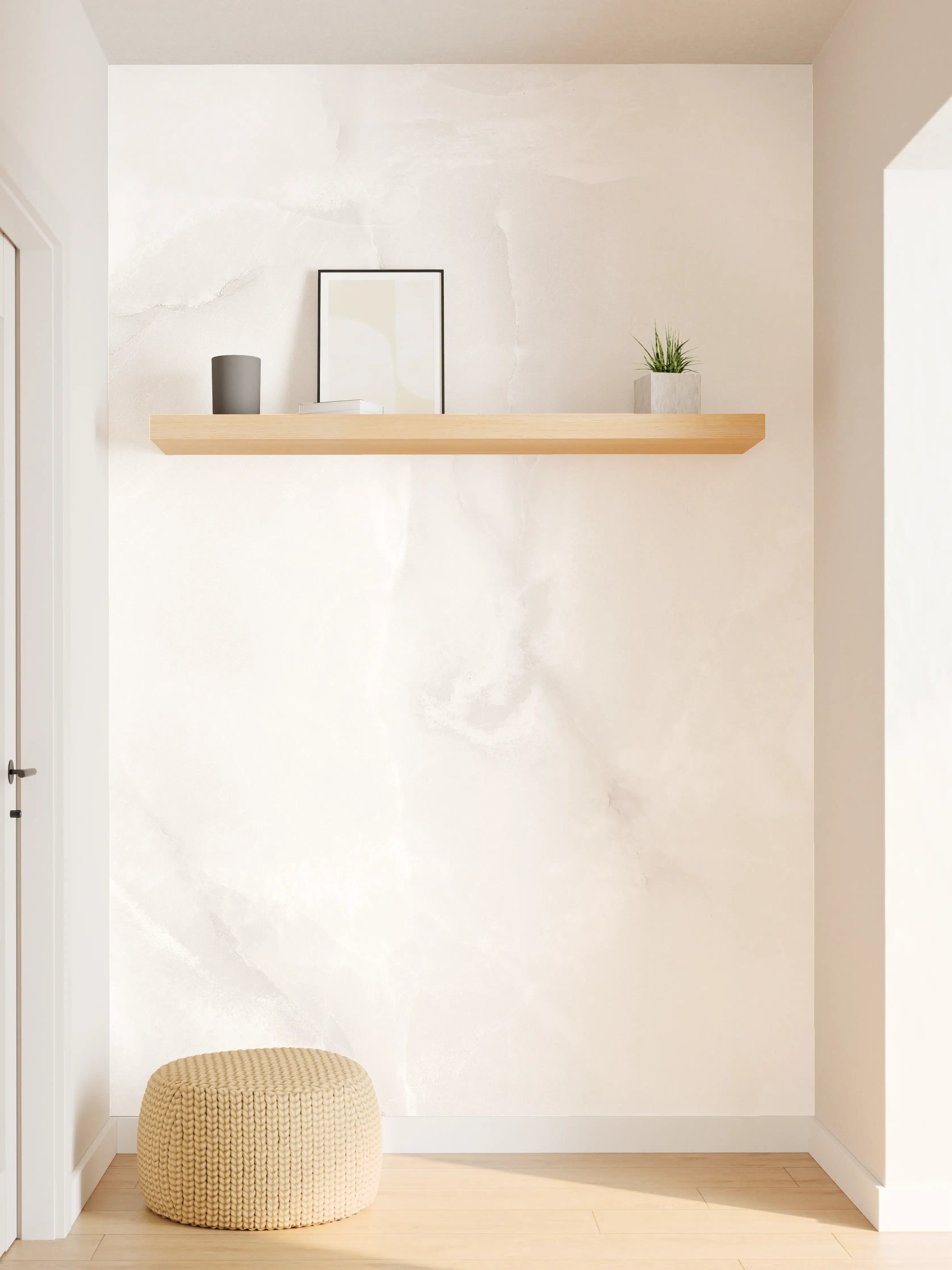 Wandverkleidung Flur - Polierter Onyxmarmor