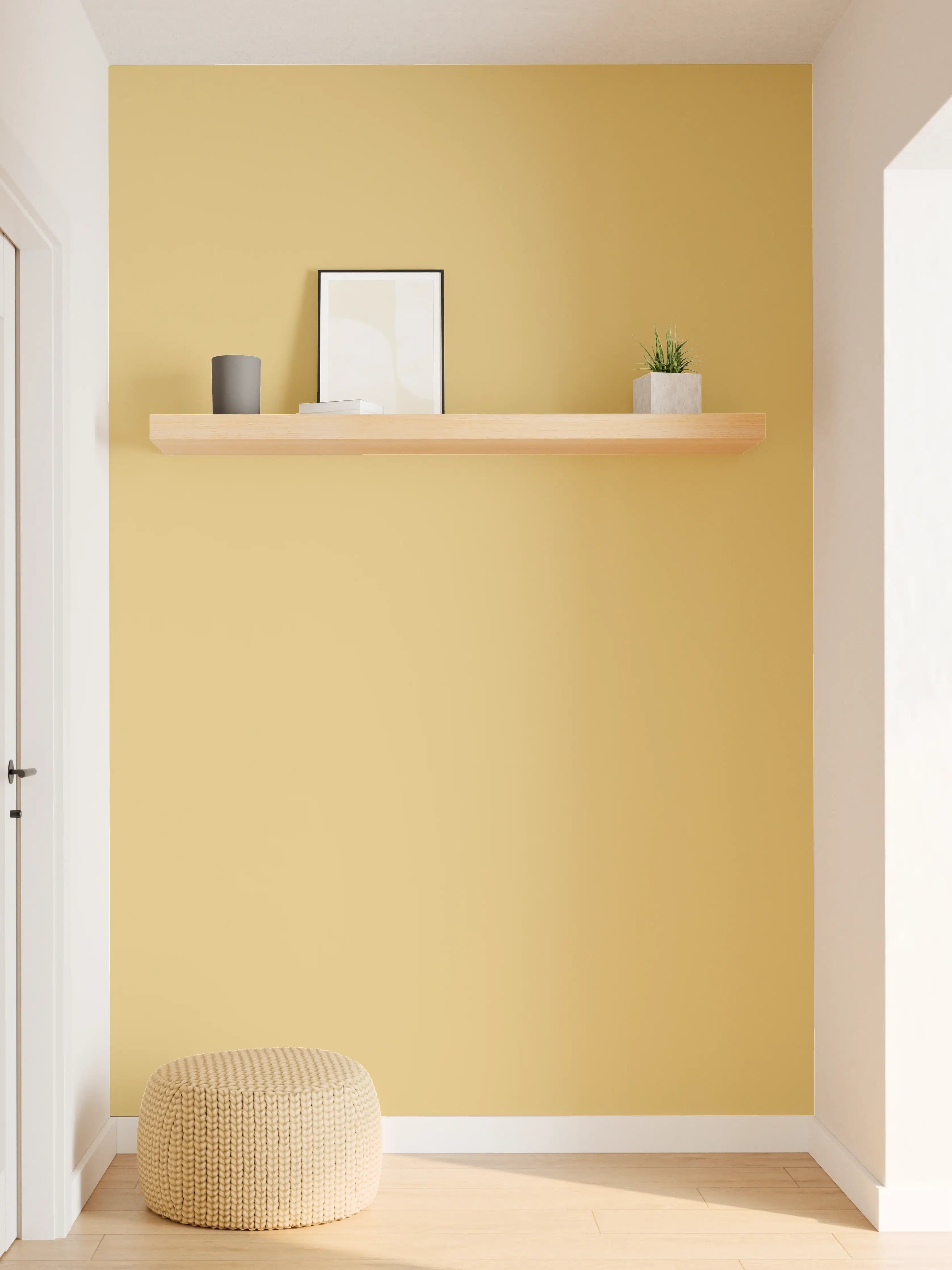 Wandverkleidung Flur - RAL 1002 (Sandgelb)