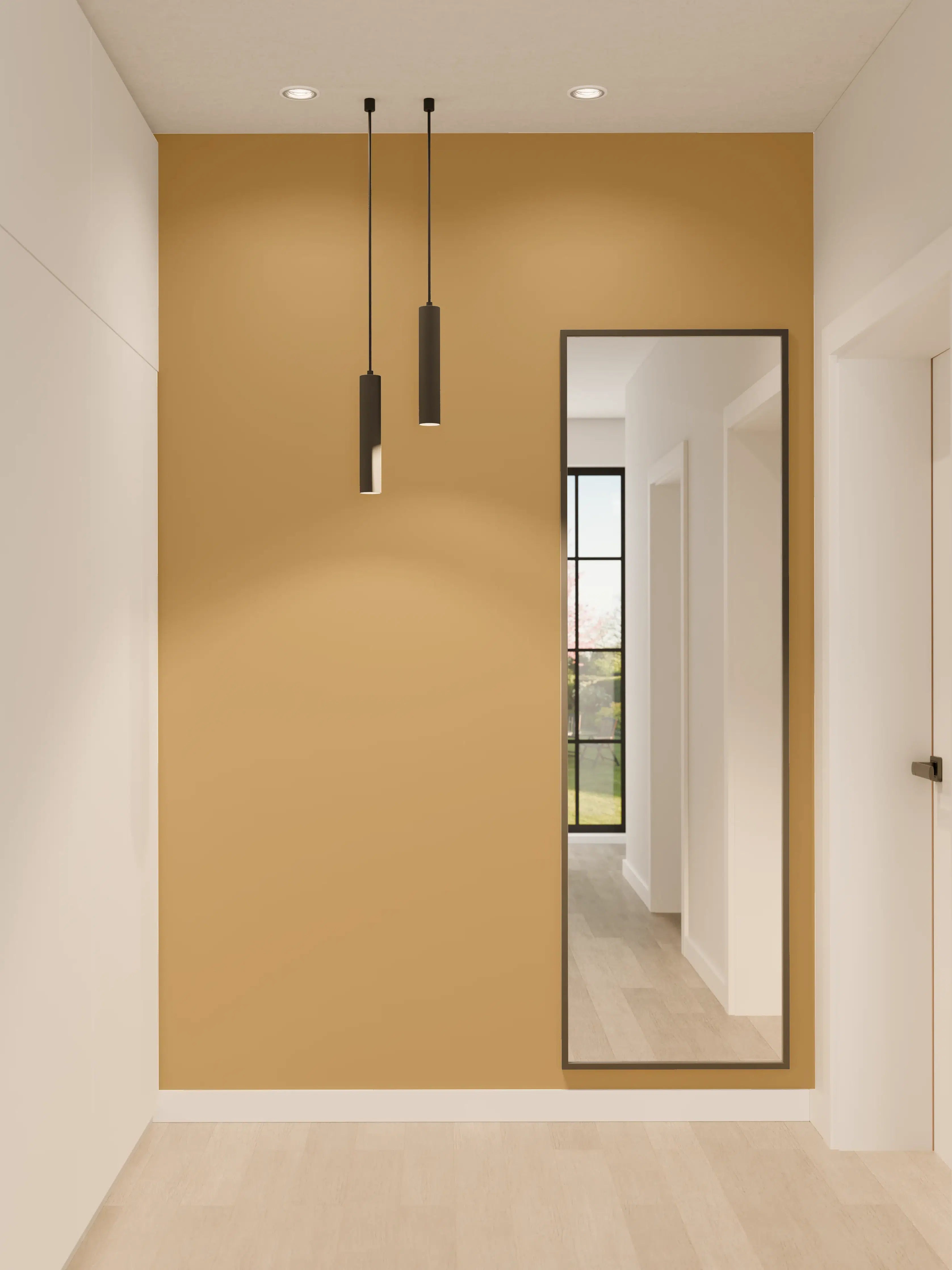 Wandverkleidung Flur - RAL 1011 (Braunbeige)