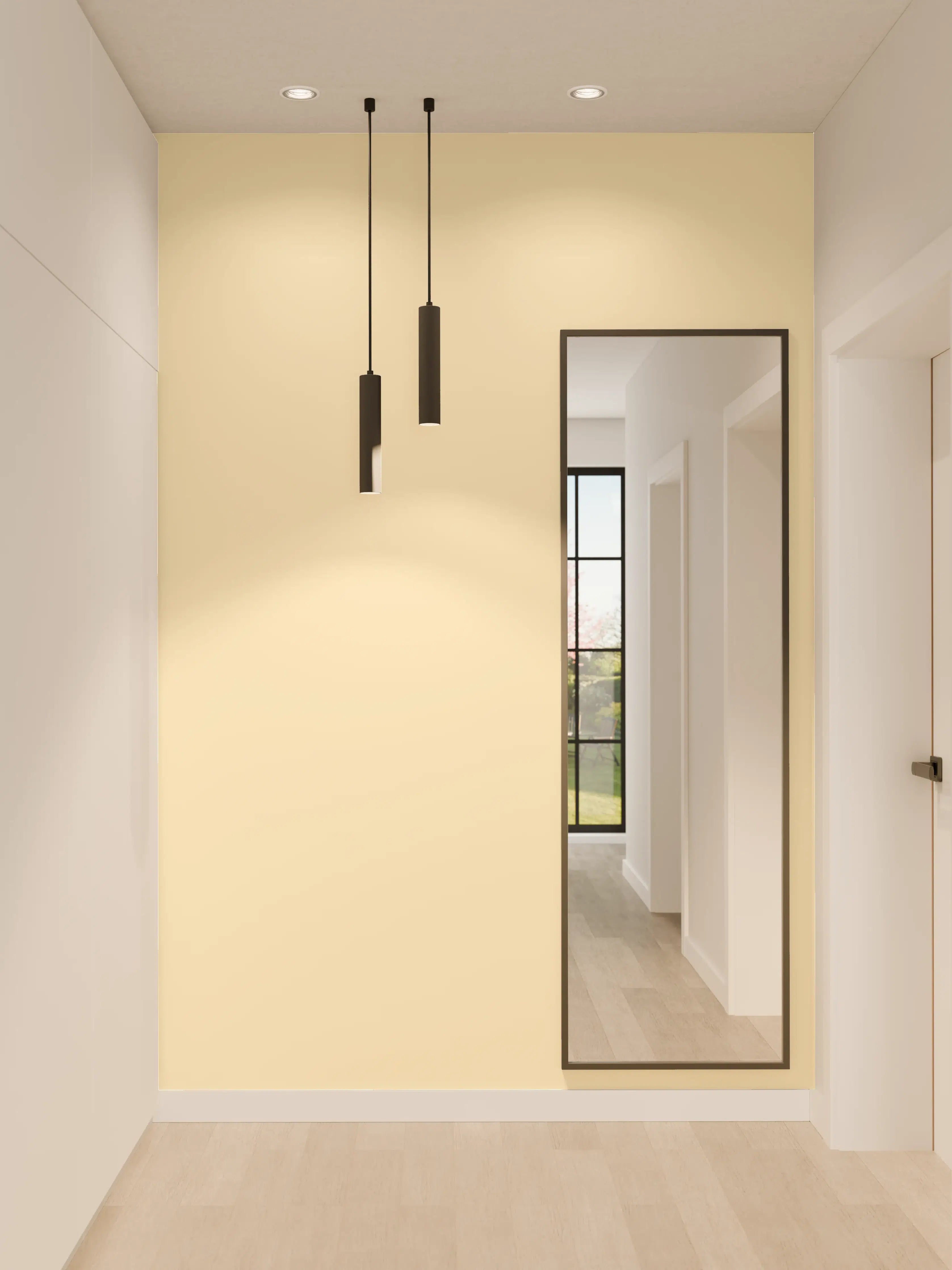 Wandverkleidung Flur - RAL 1015 (Hellelfenbein)