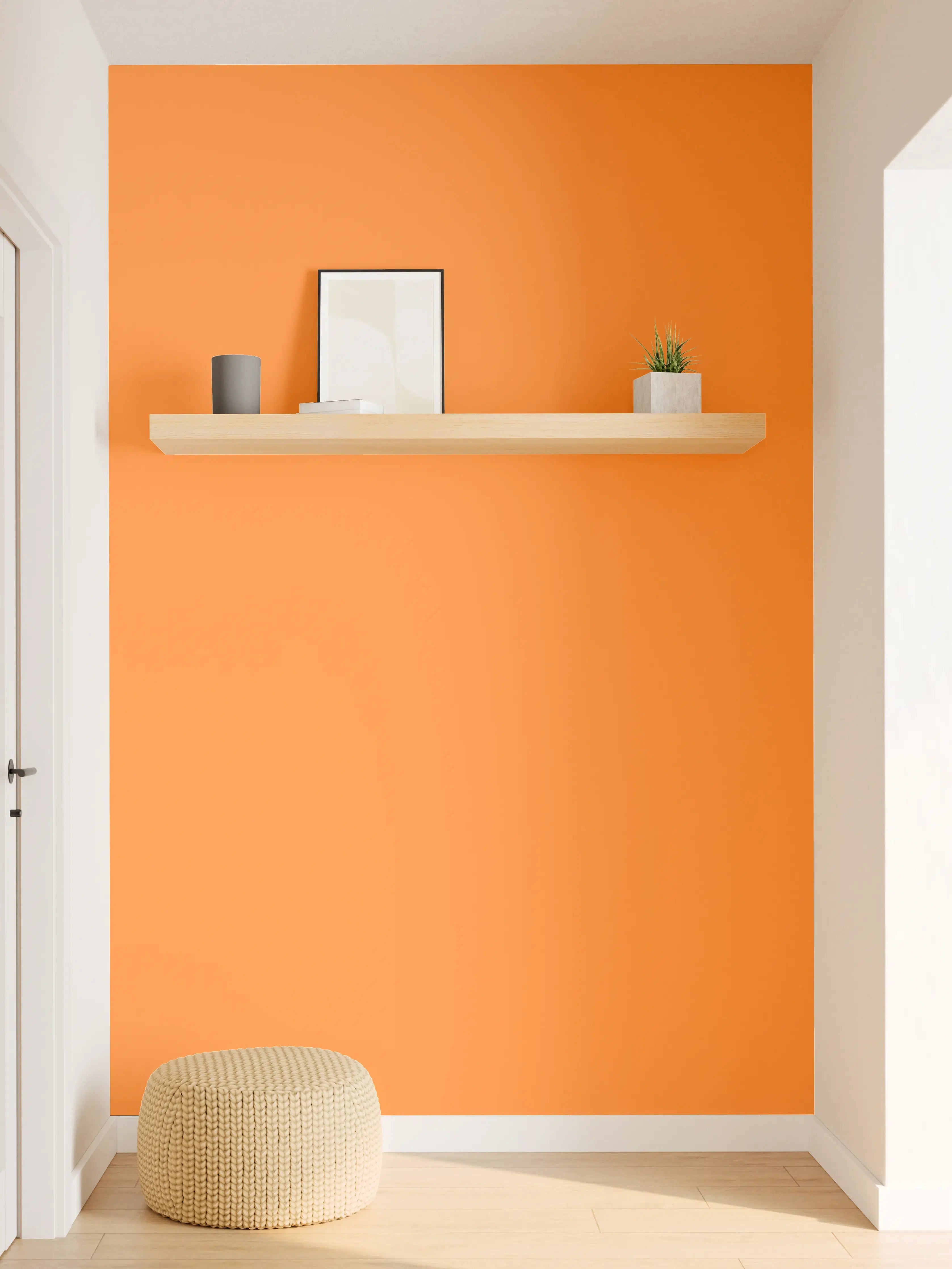 Wandverkleidung Flur - RAL 2003 (Pastellorange)