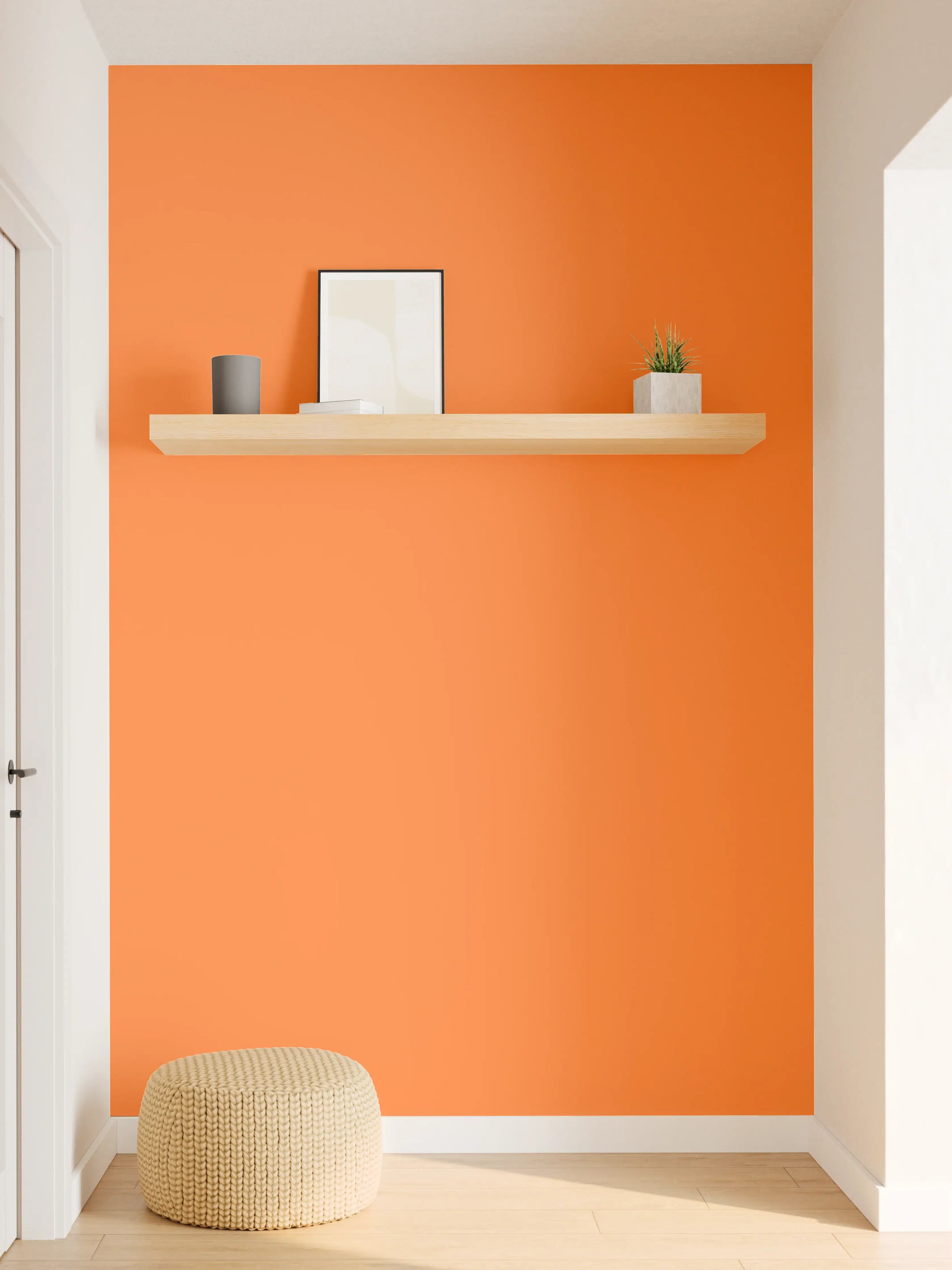 Wandverkleidung Flur - RAL 2008 (Leuchtendes Rot-Orange)