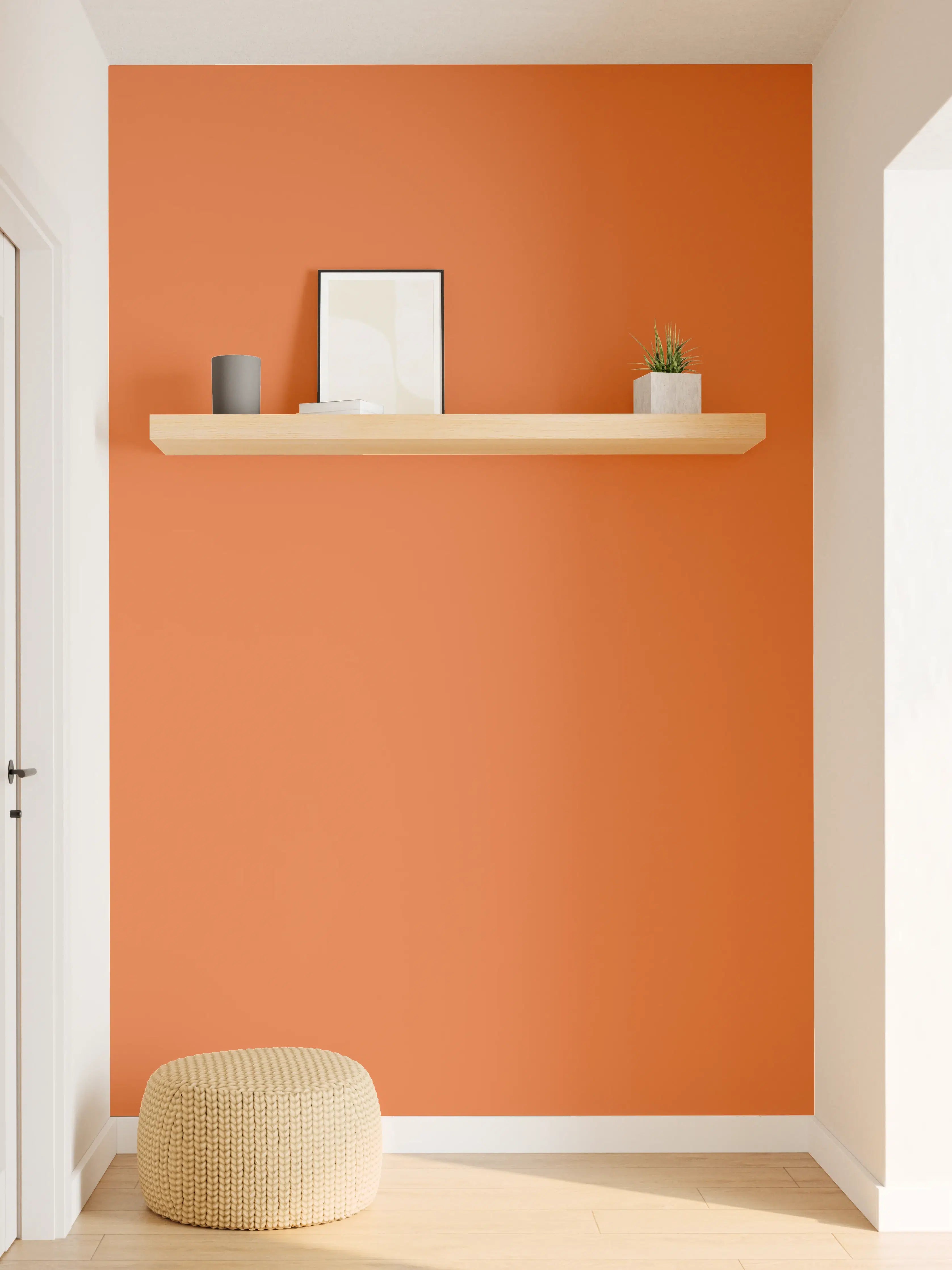Wandverkleidung Flur - RAL 2010 (Signalorange)