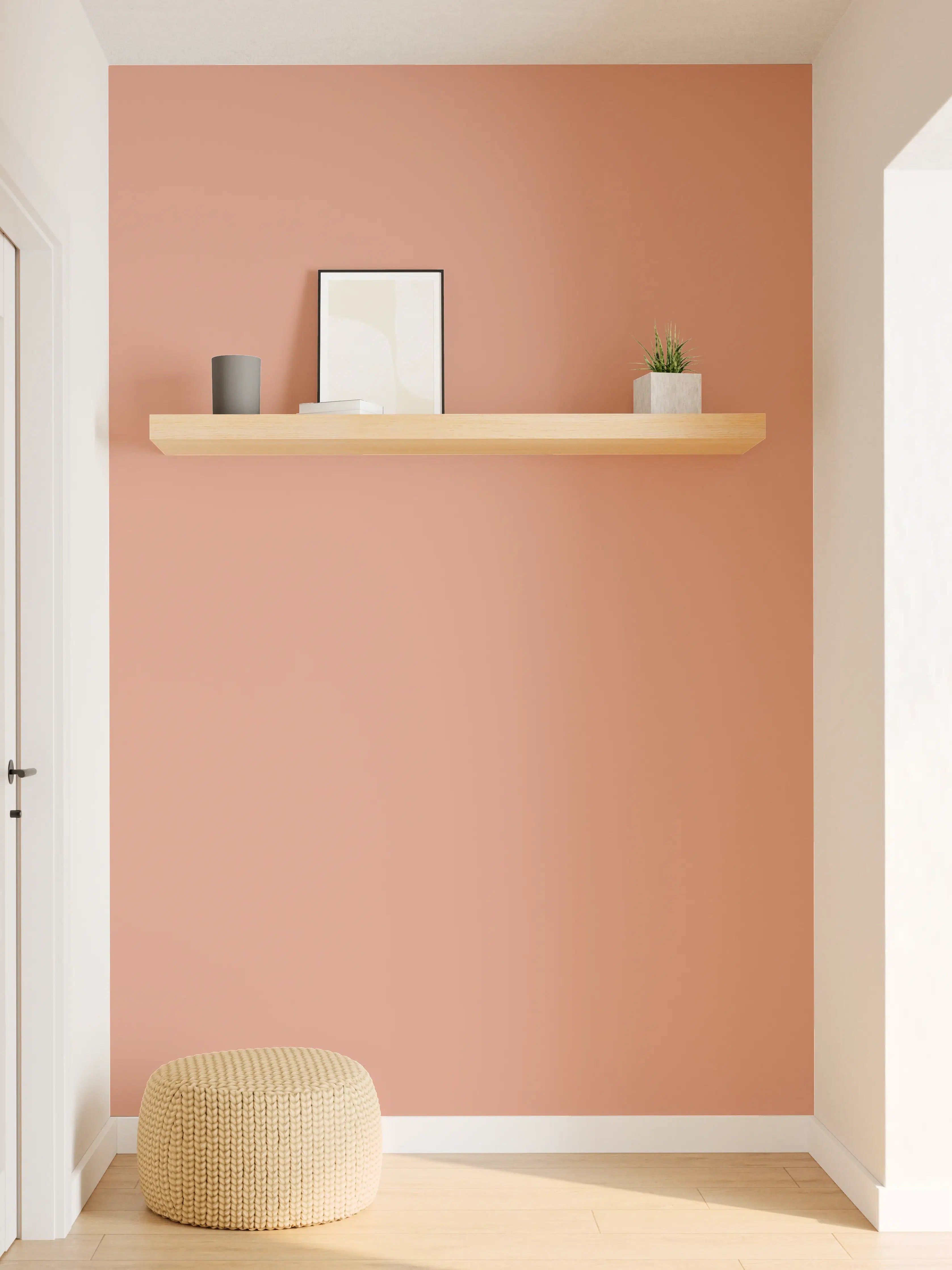 Wandverkleidung Flur - RAL 3012 (Beige-Rot)