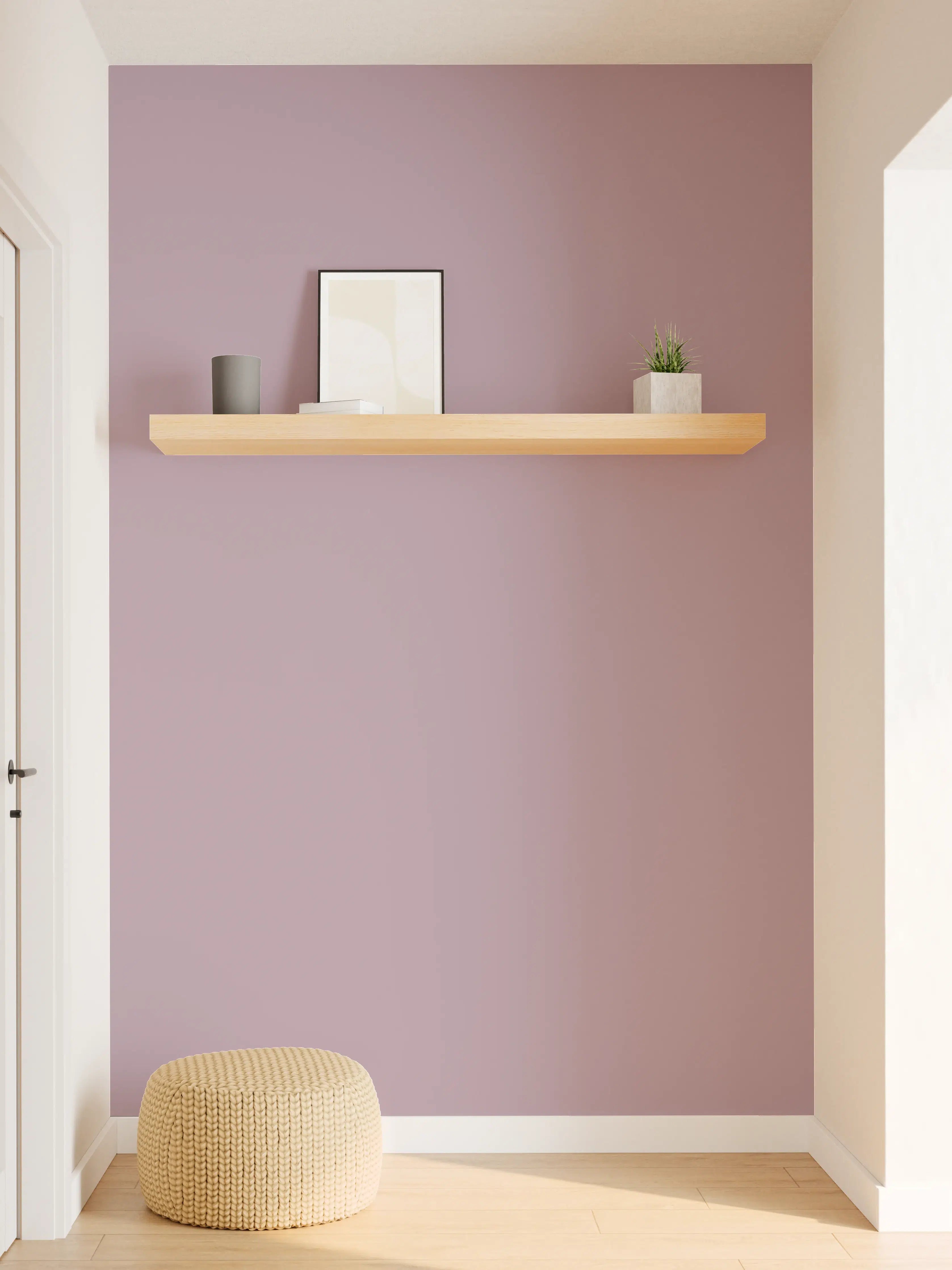 Wandverkleidung Flur - RAL 4009 (Pastellviolett)