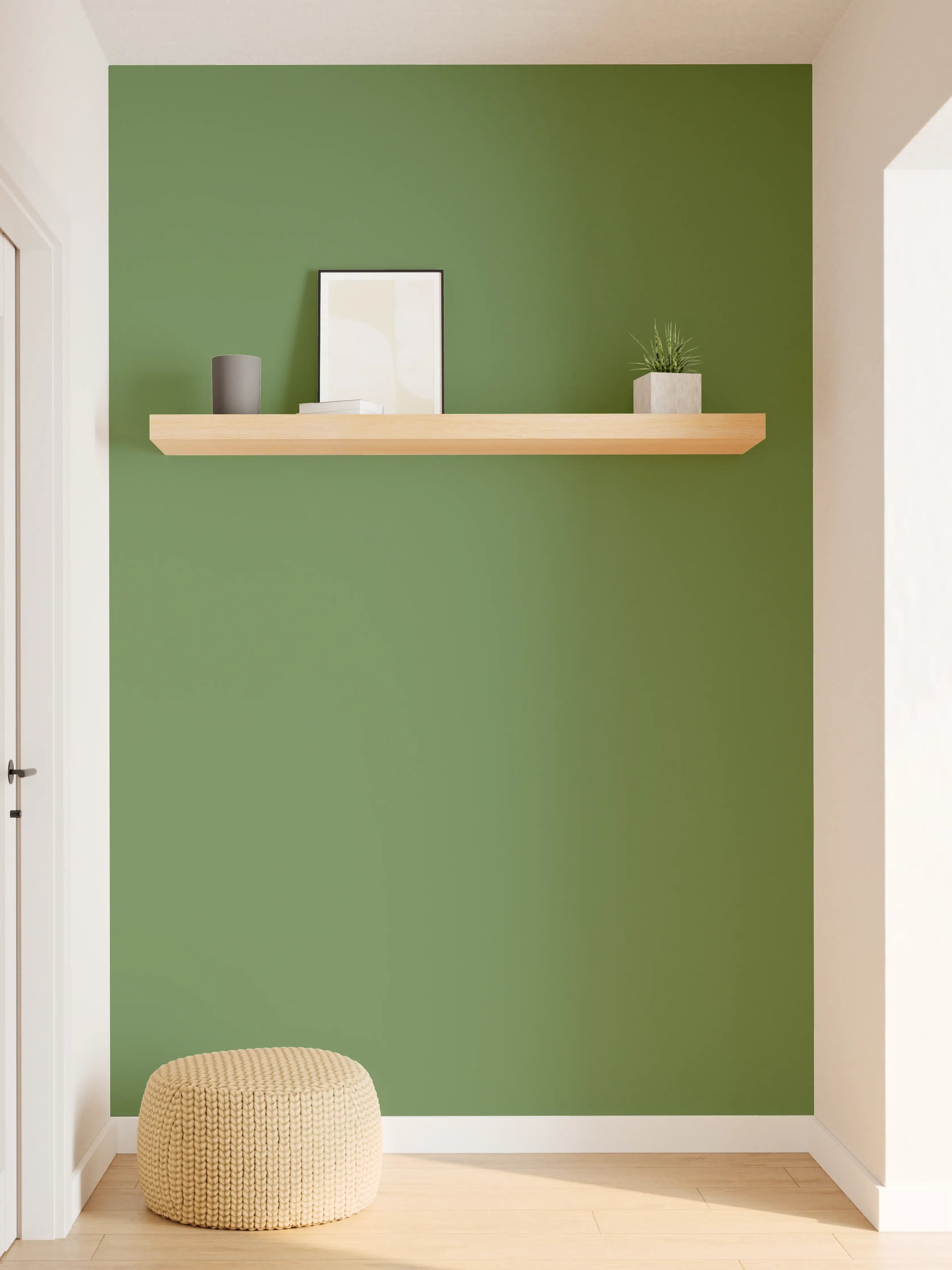 Wandverkleidung Flur - RAL 6025 (Farngrün)