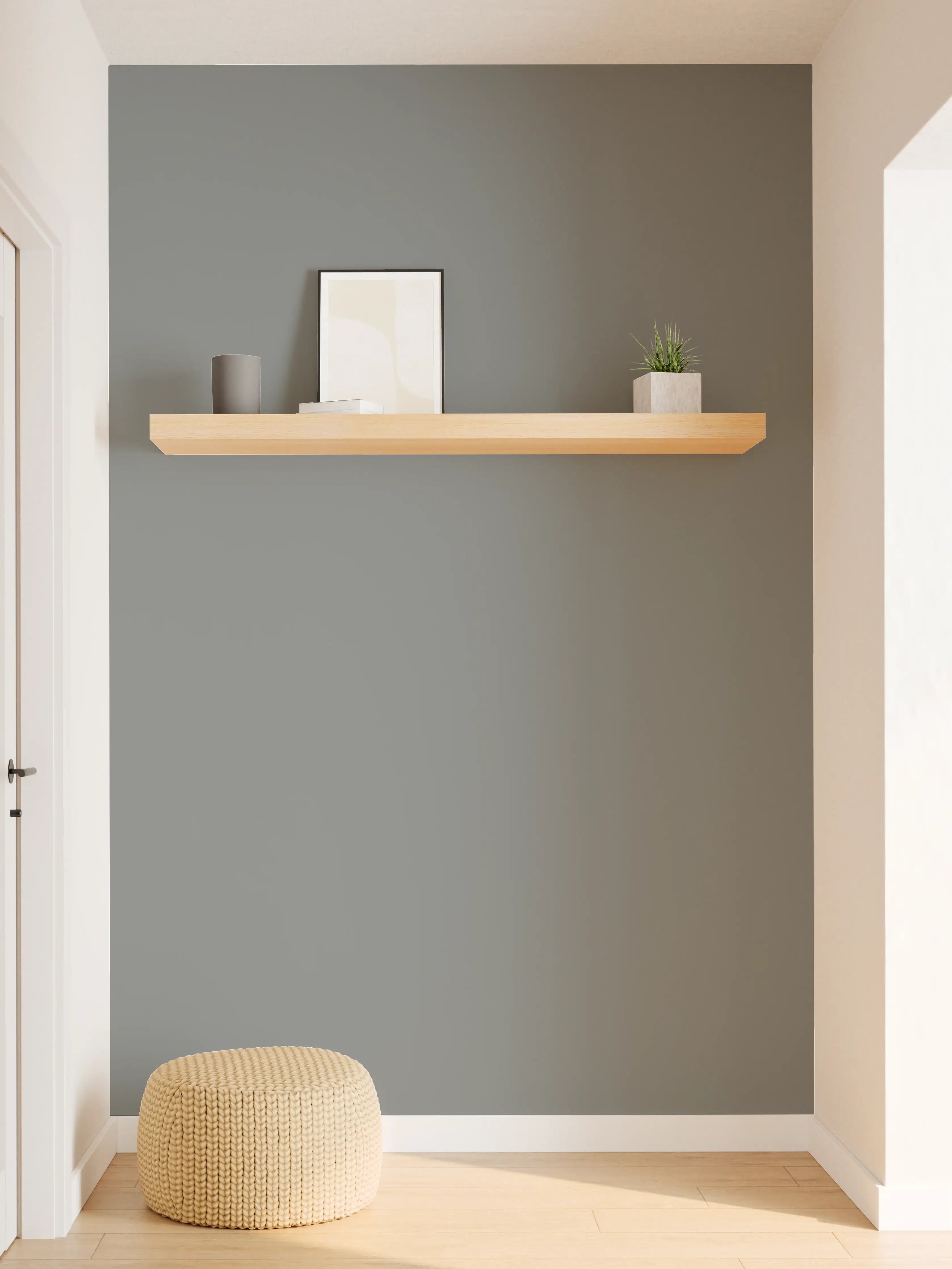 Wandverkleidung Flur - RAL 7005 (Mausgrau)