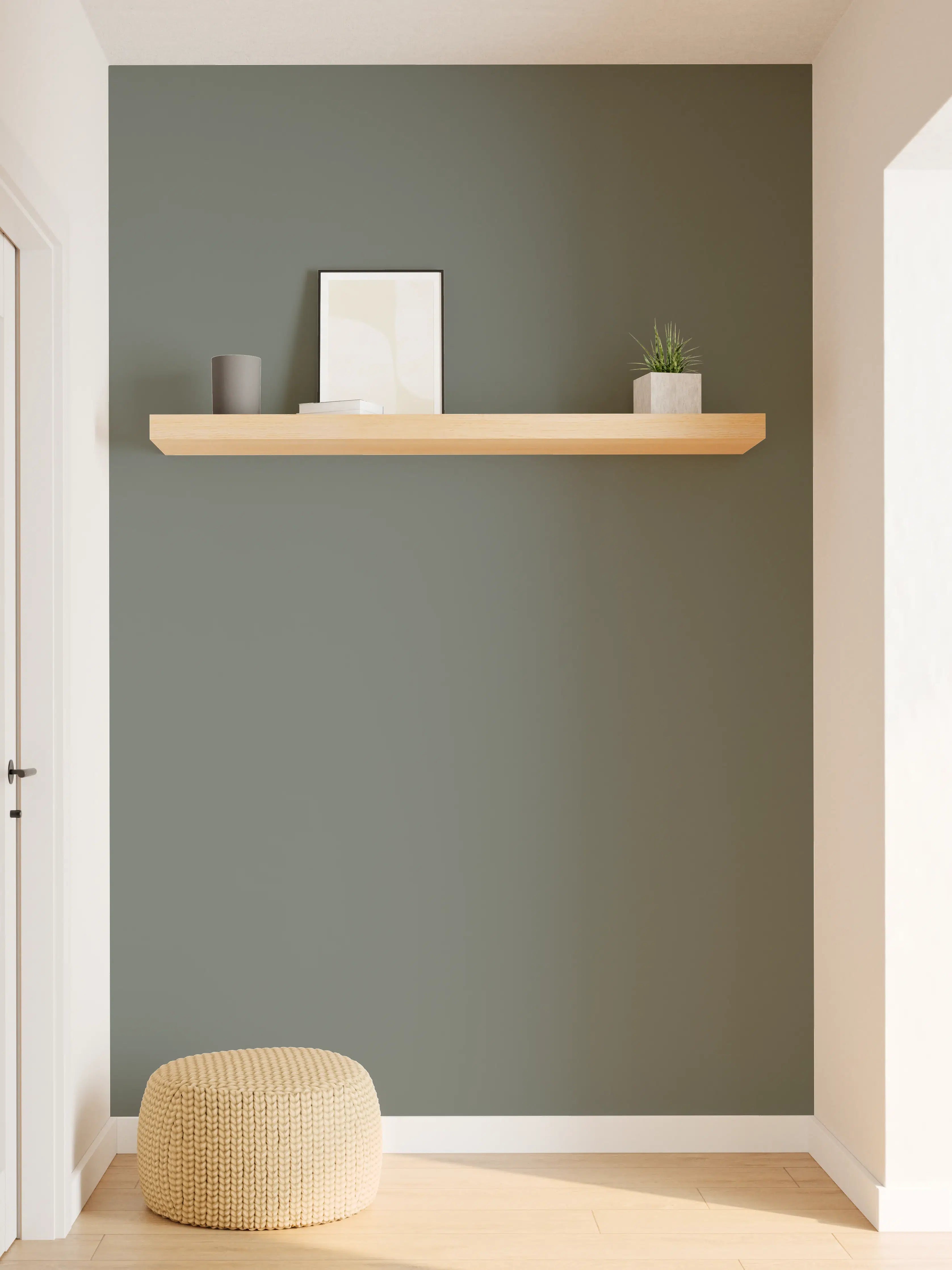 Wandverkleidung Flur - RAL 7010 (Plane grau)