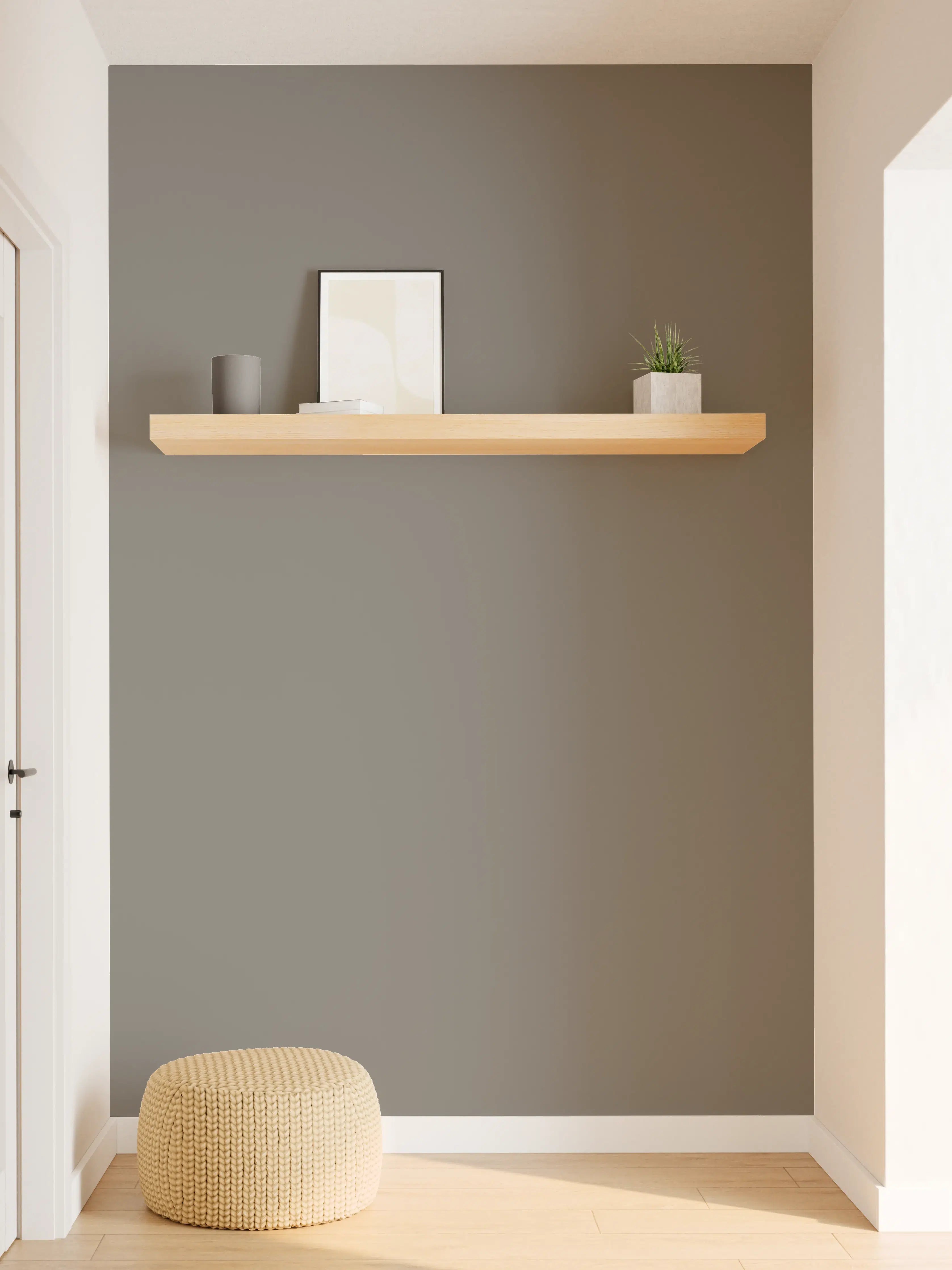 Wandverkleidung Flur - RAL 7039 (Quarzgrau)