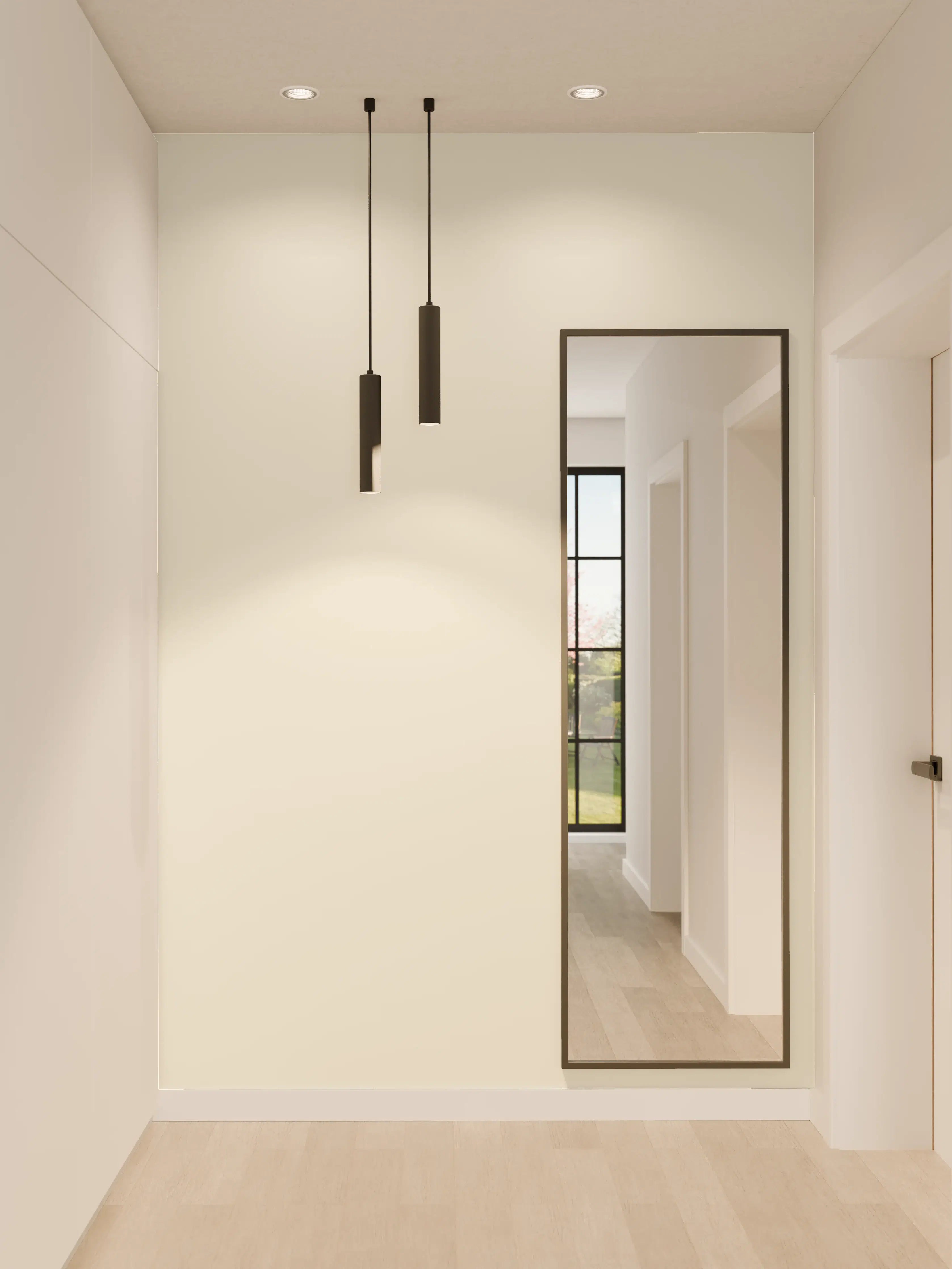 Wandverkleidung Flur - RAL 9002 (Grauweiß)