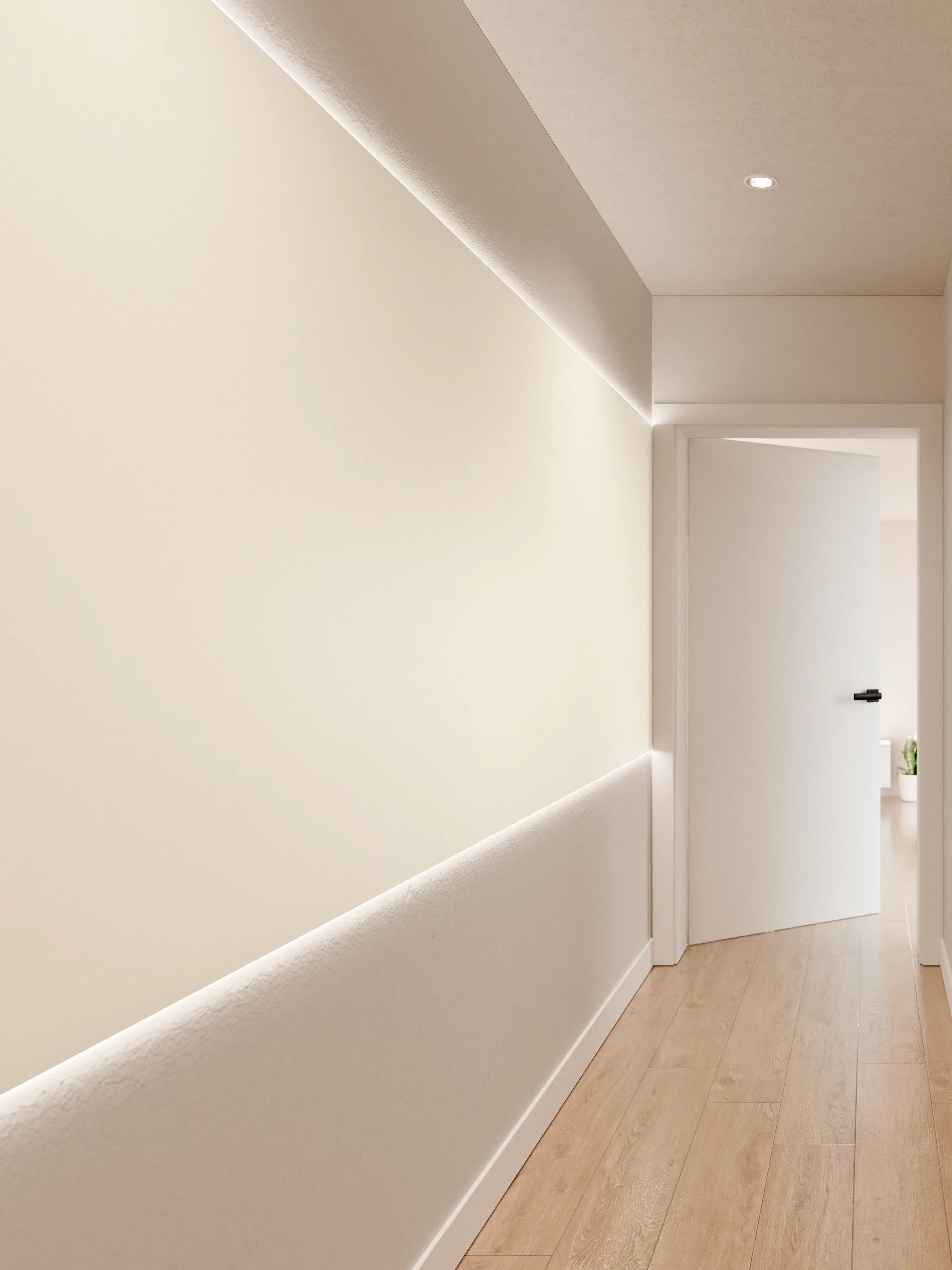 Wandverkleidung Flur - RAL 9003 (Signalweiß)