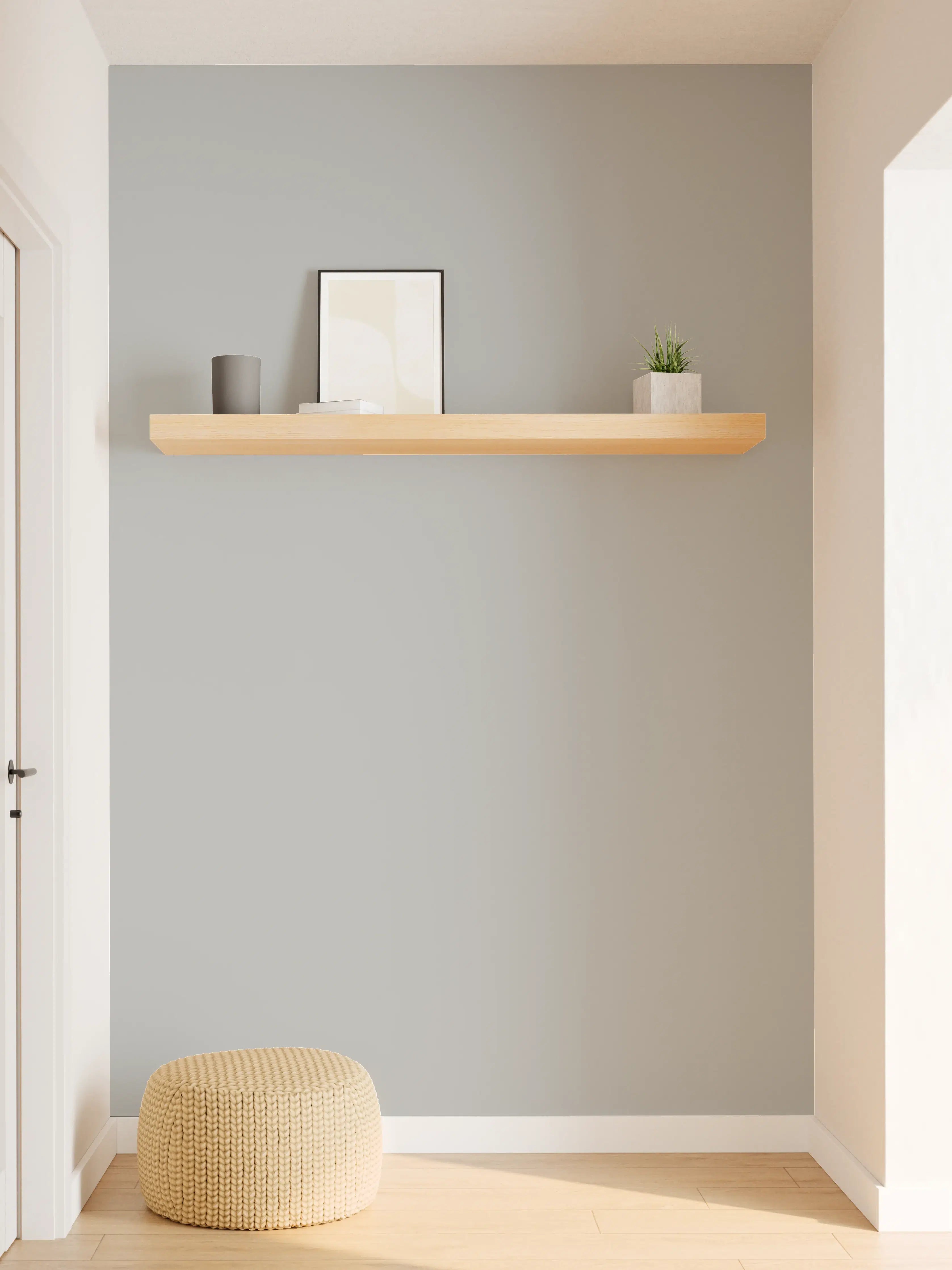 Wandverkleidung Flur - RAL 9006 (Weißaluminium)