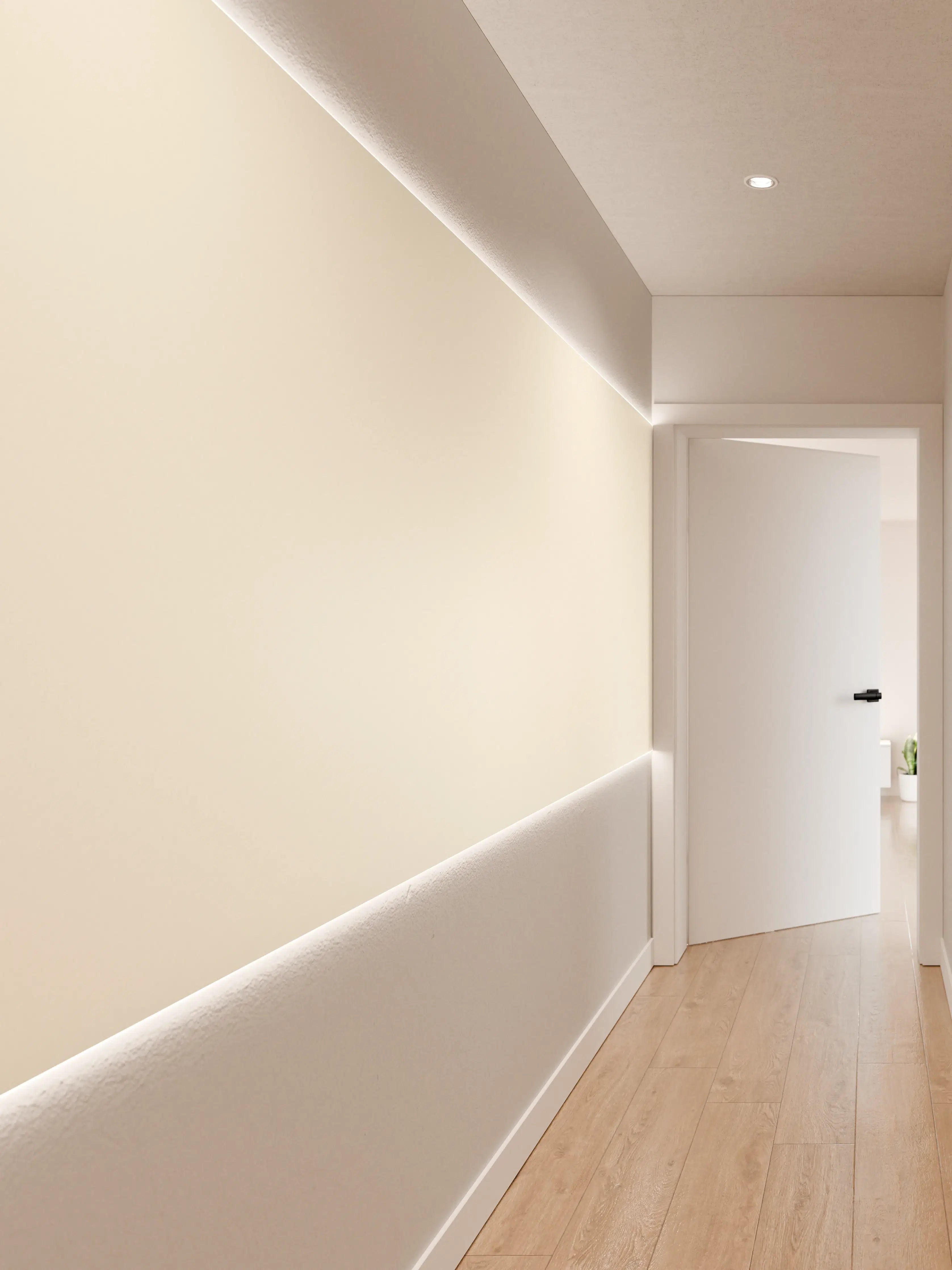 Wandverkleidung Flur - RAL 9010 (Reinweiß)