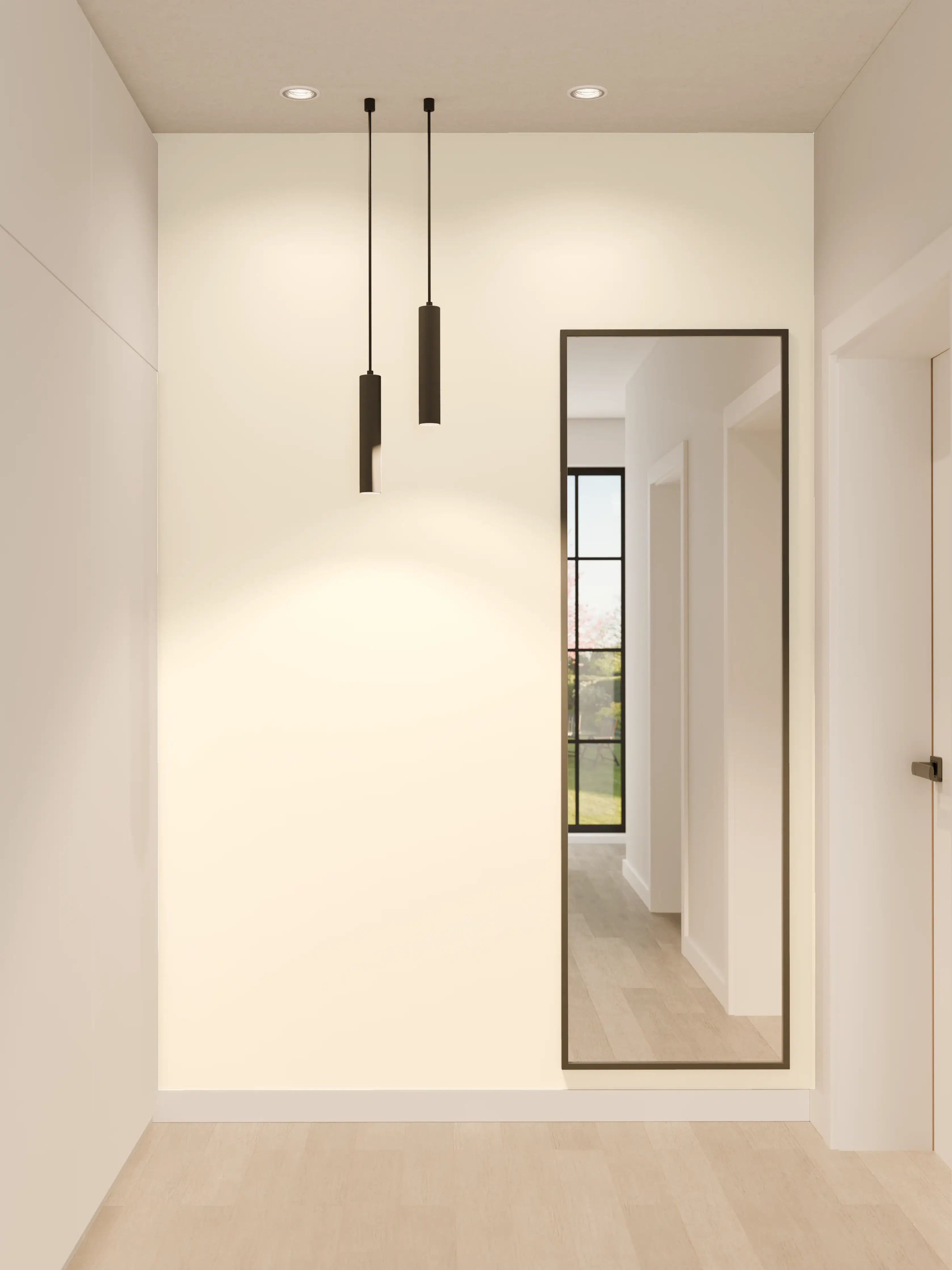 Wandverkleidung Flur - RAL 9010 (Reinweiß)