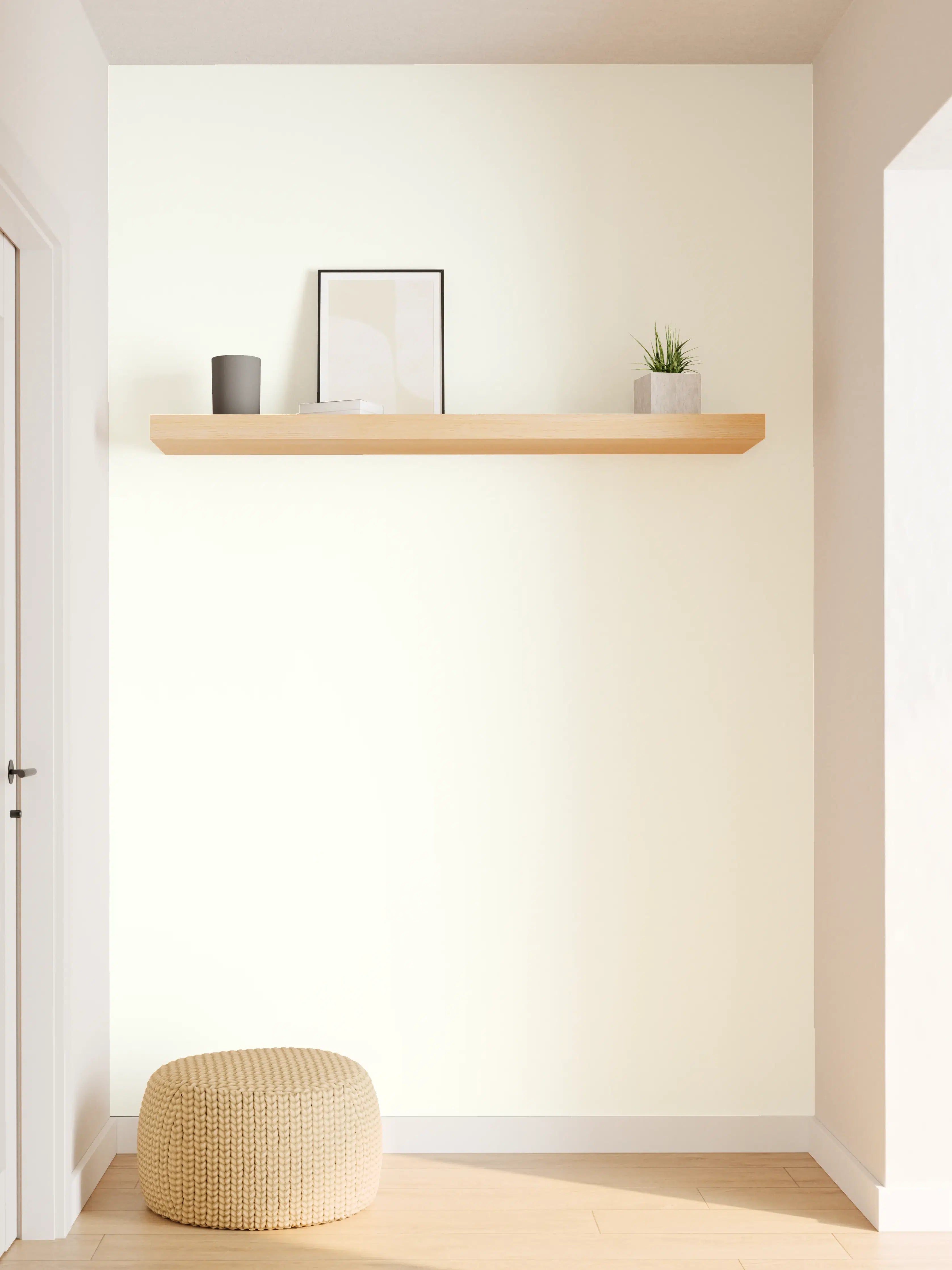 Wandverkleidung Flur - RAL 9016 (Verkehrsweiß)