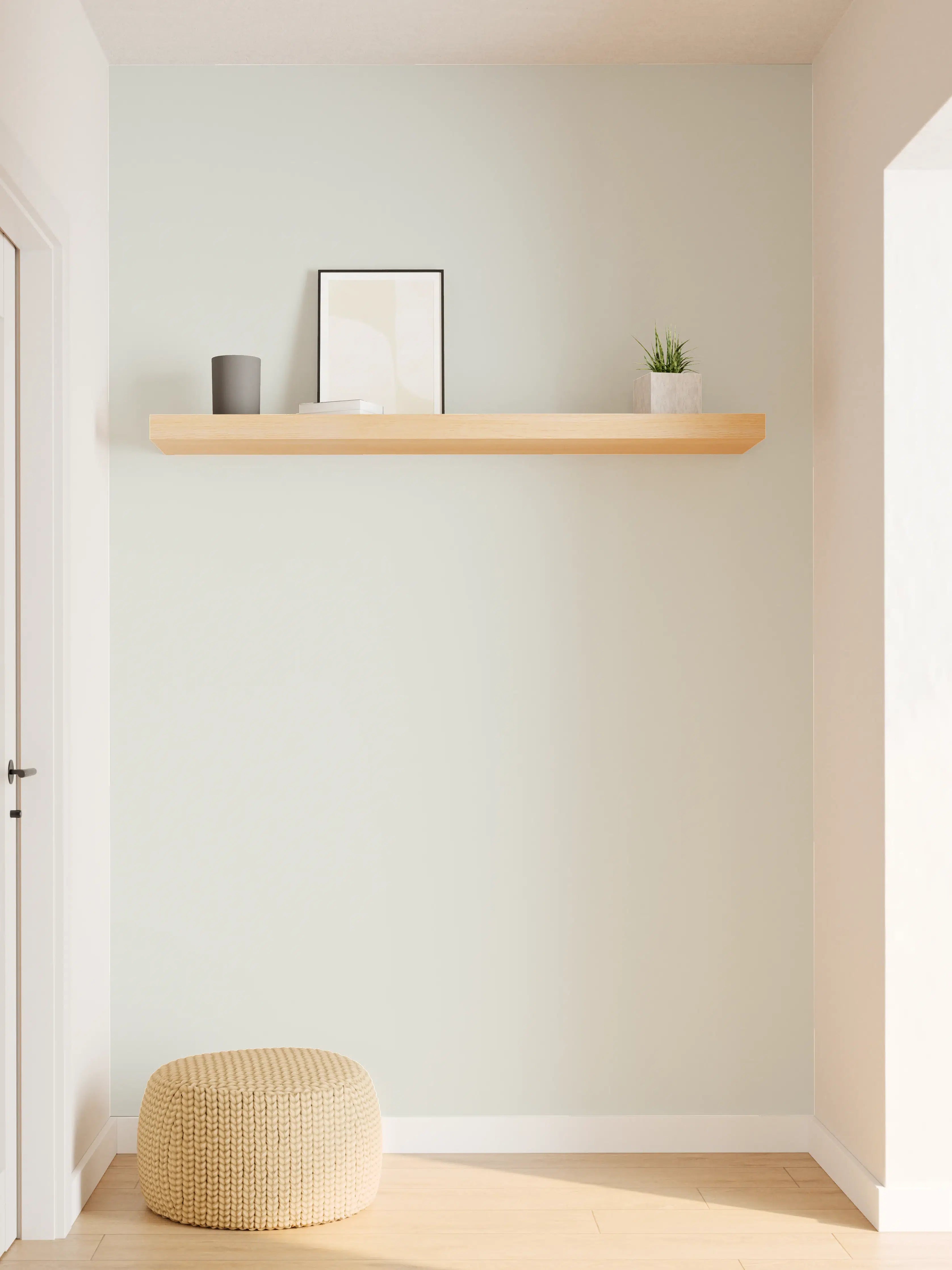 Wandverkleidung Flur - RAL 9018 (Papyrusweiß)