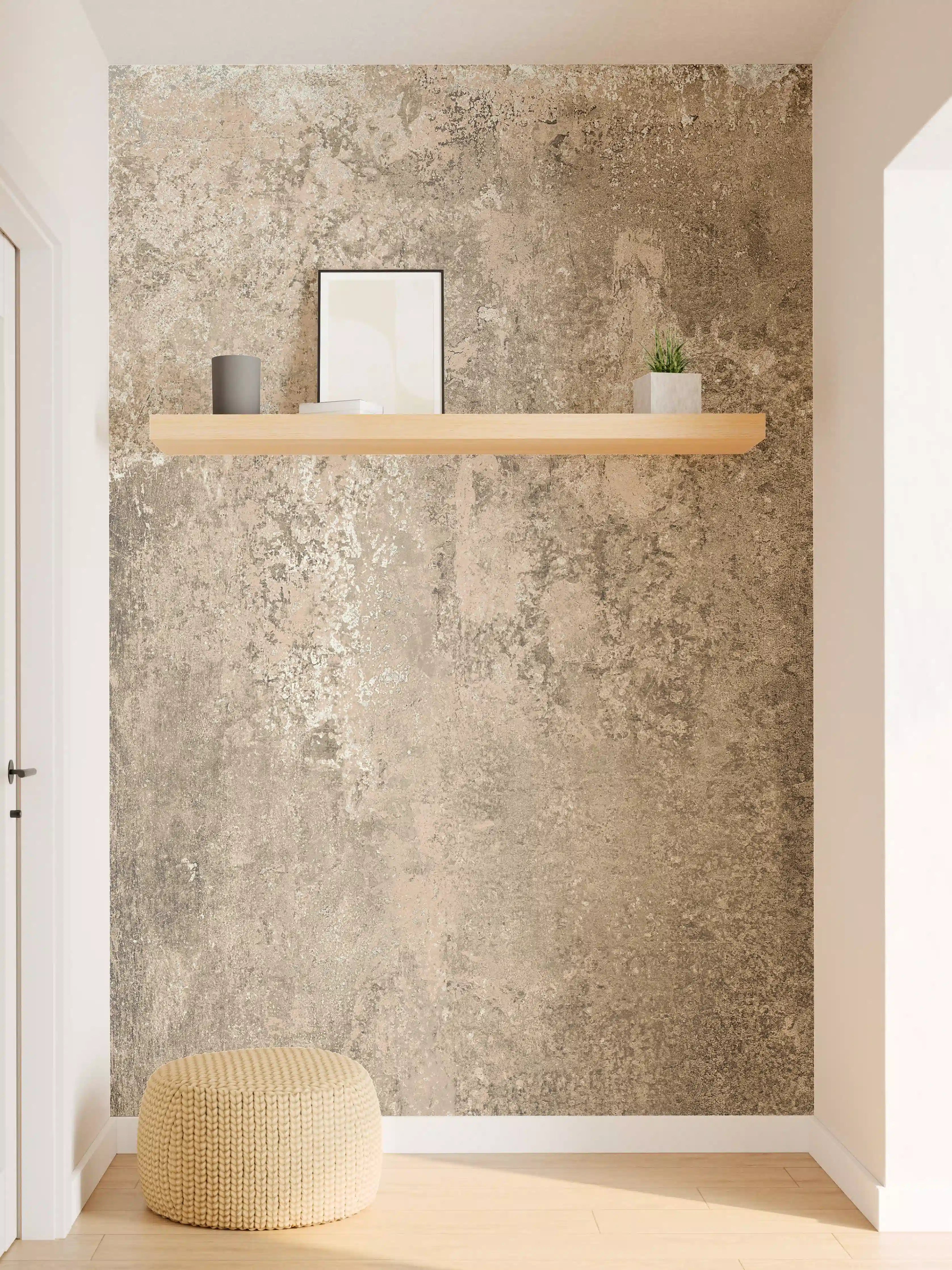 Wandverkleidung Flur - Rustikale Betonoptik Wandfliese