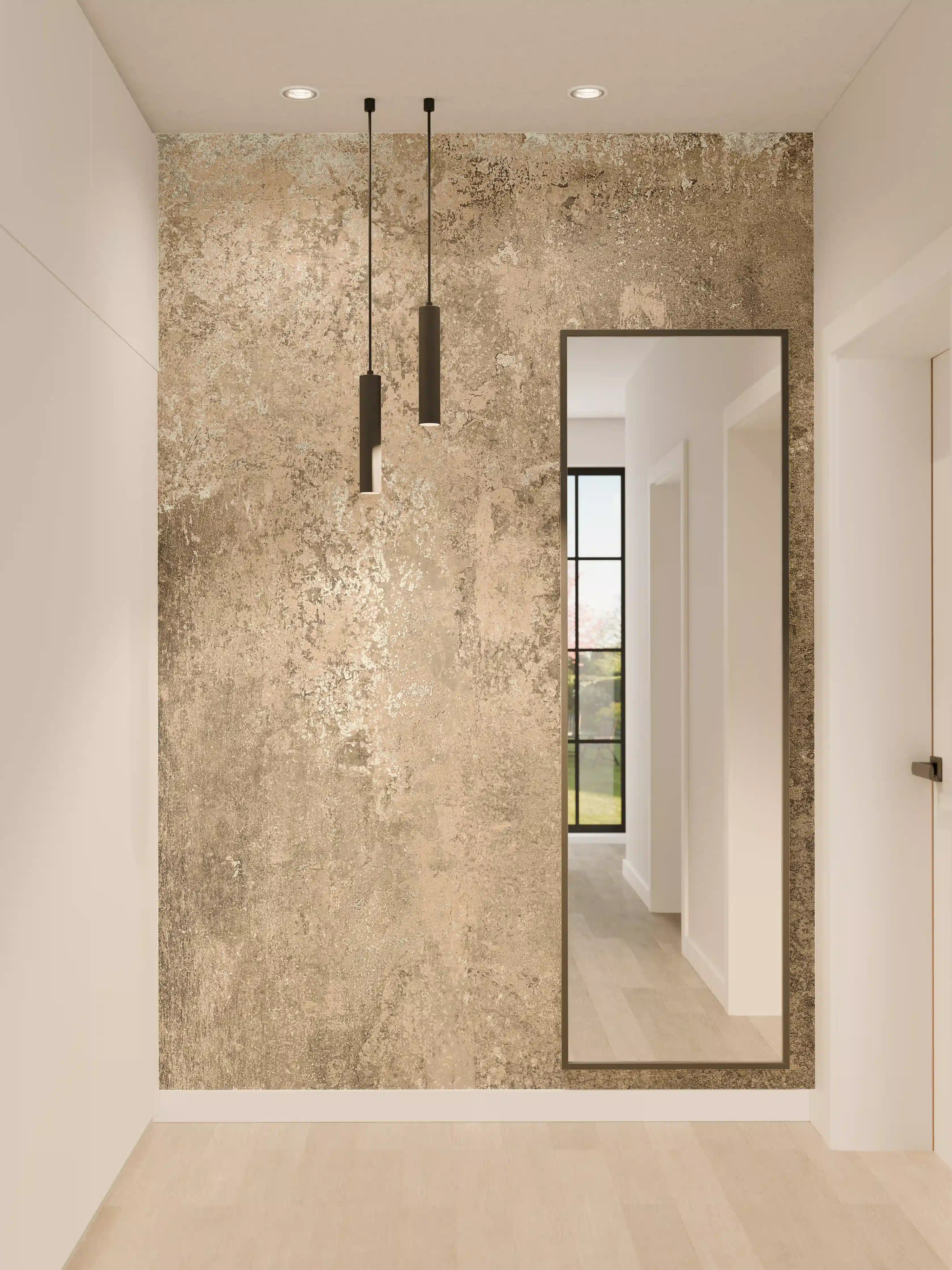 Wandverkleidung Flur - Rustikale Betonoptik Wandfliese